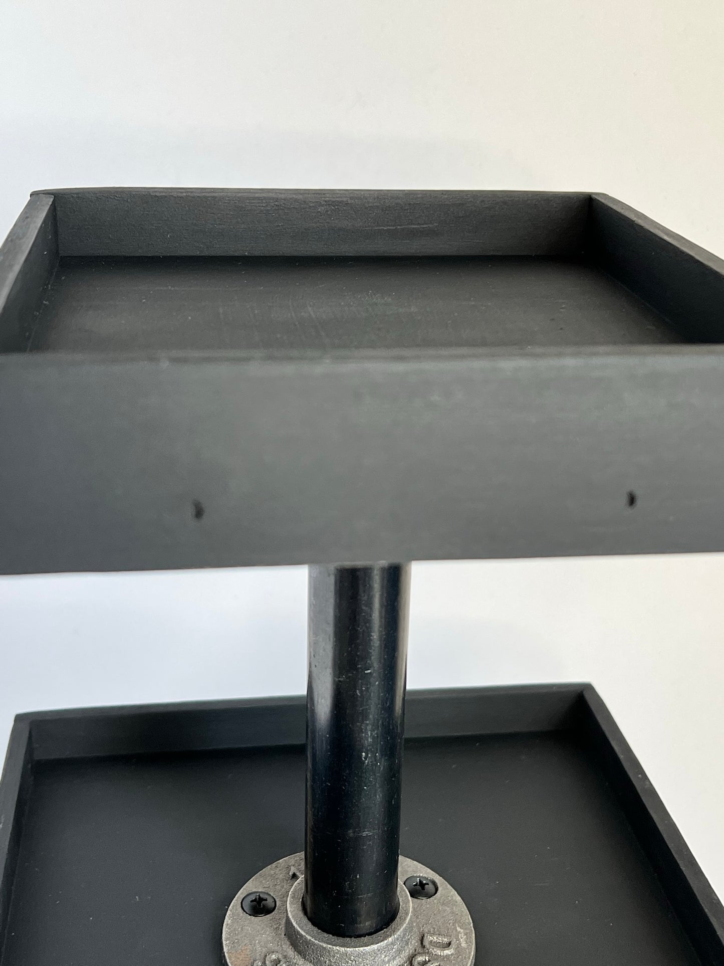 Large Square Three Tier Tray (black)
