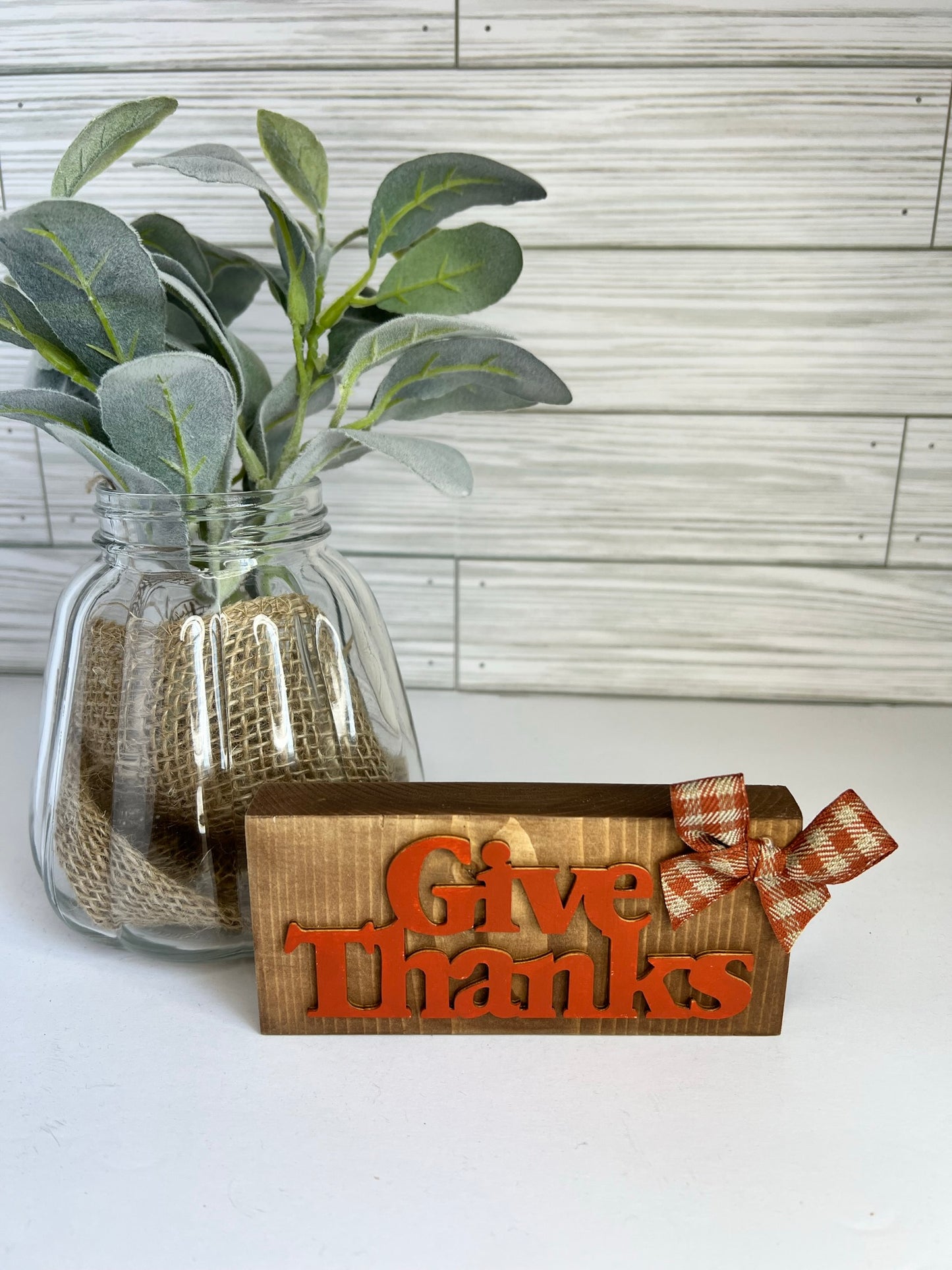 Give Thanks Mini Sign