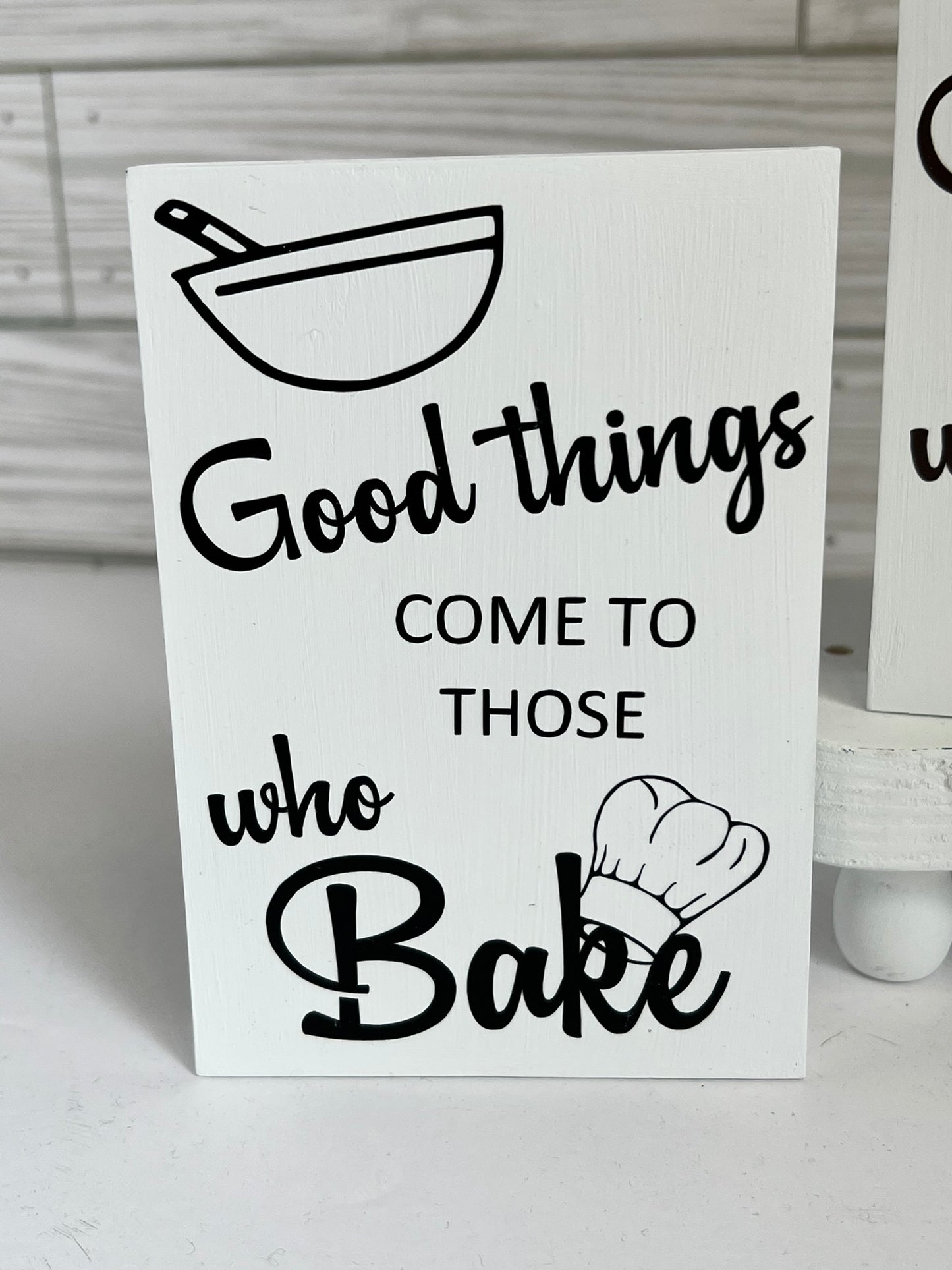 Good Things Baking Sign