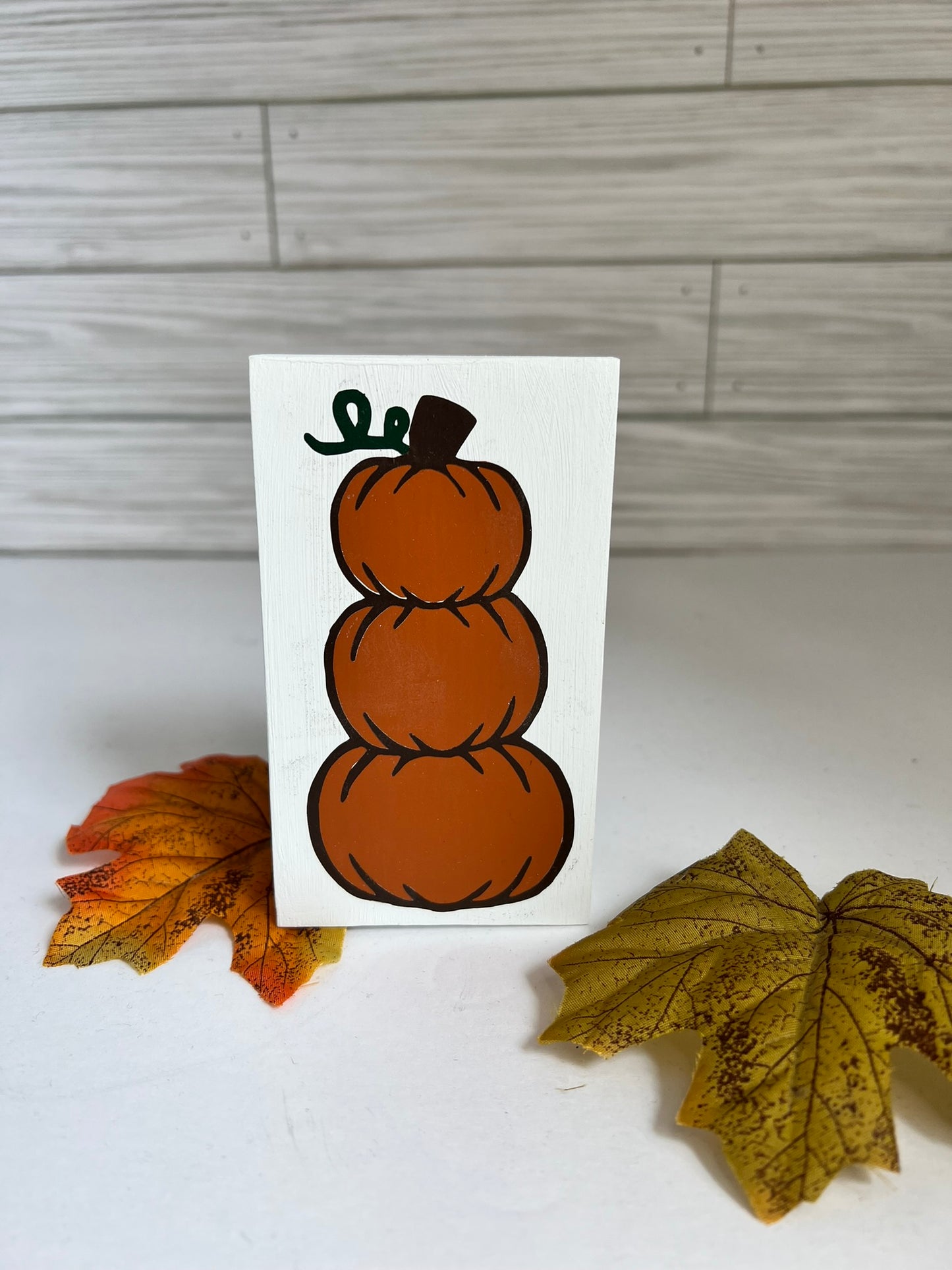 Fall Pumpkin Mini Sign