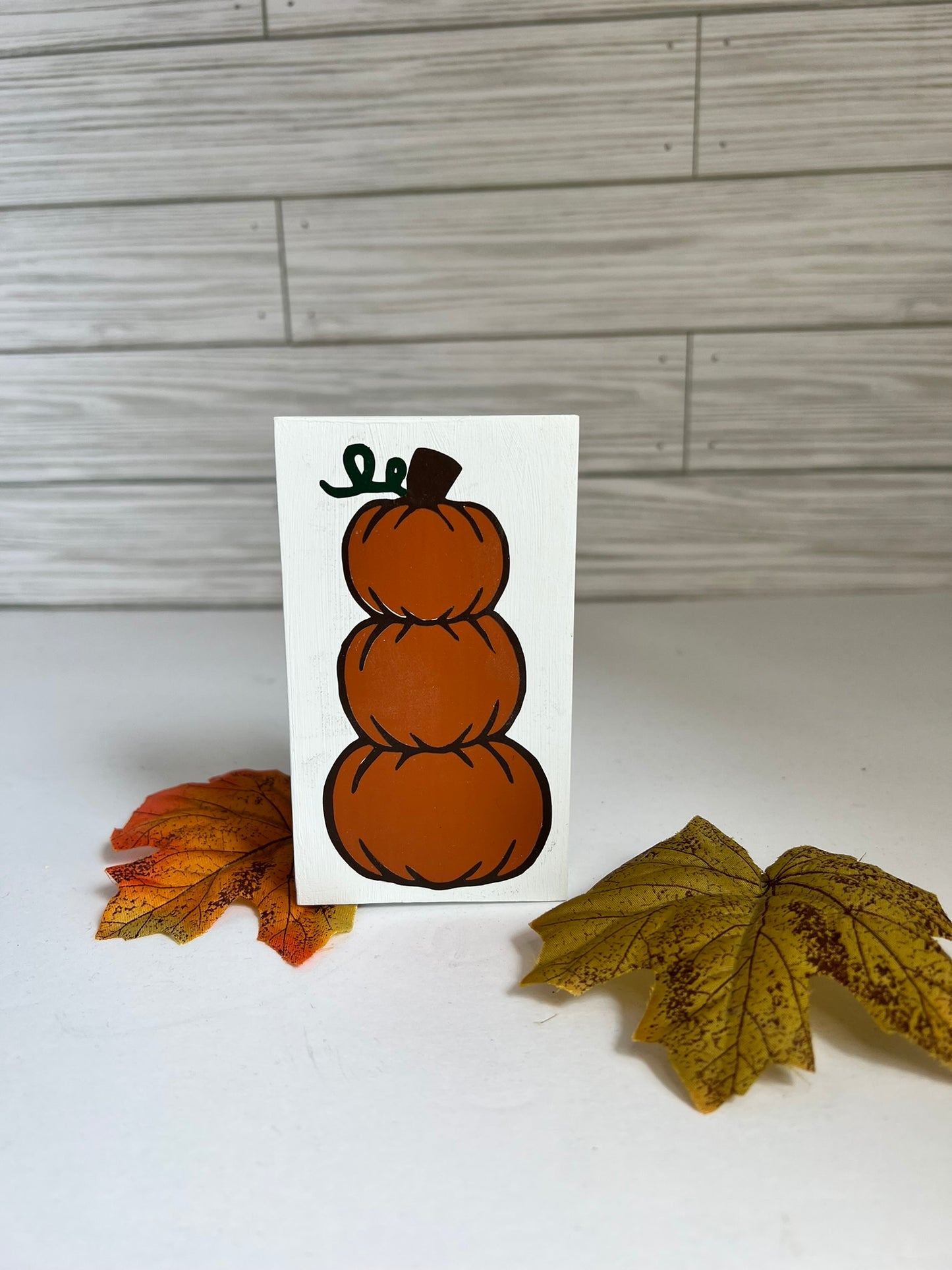 Fall Pumpkin Mini Sign