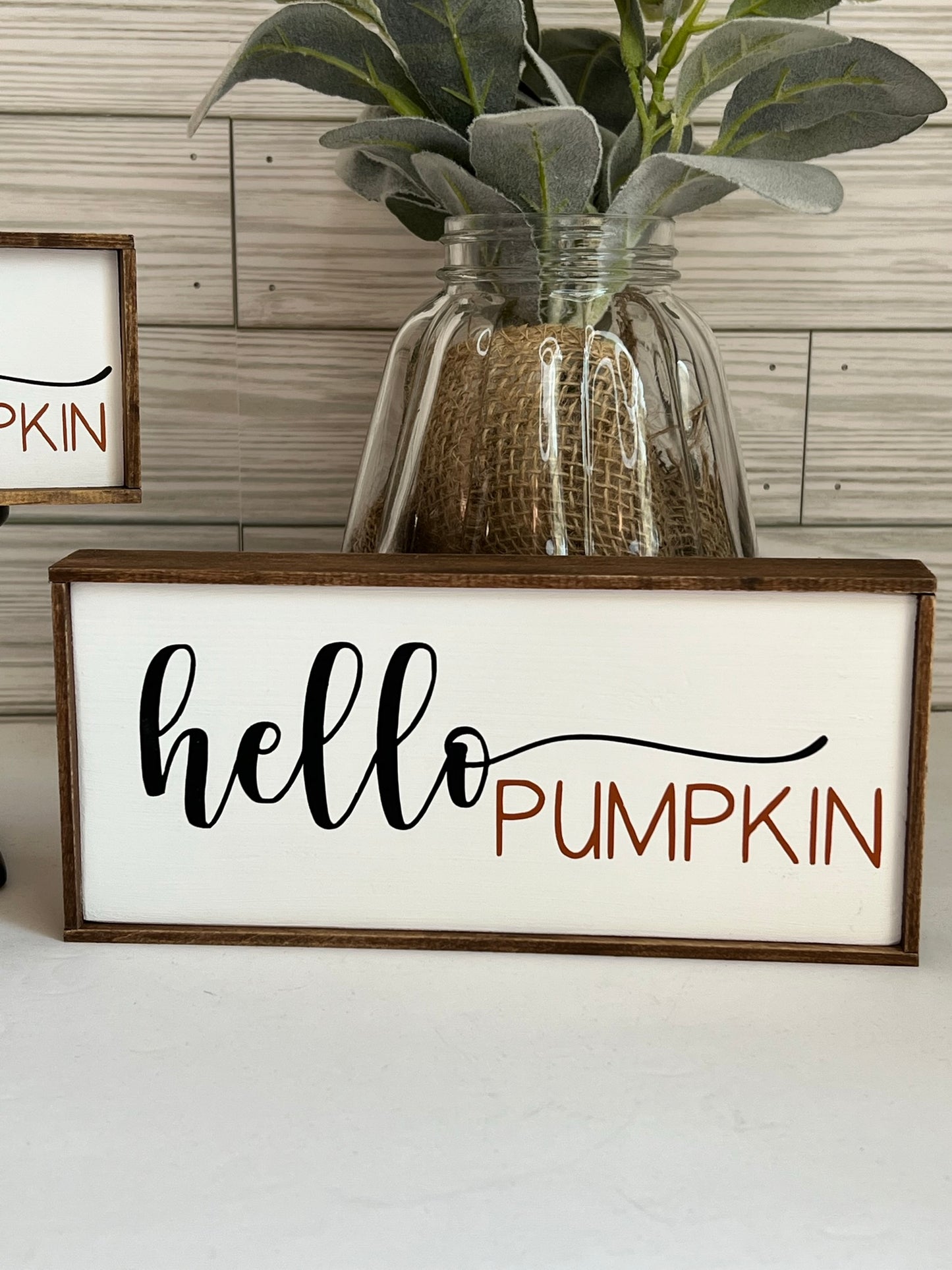 Hello Pumpkin Sign