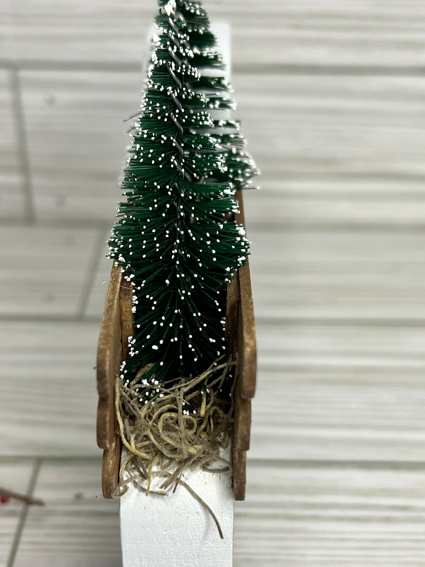 Christmas Tree Farm Truck White/Green