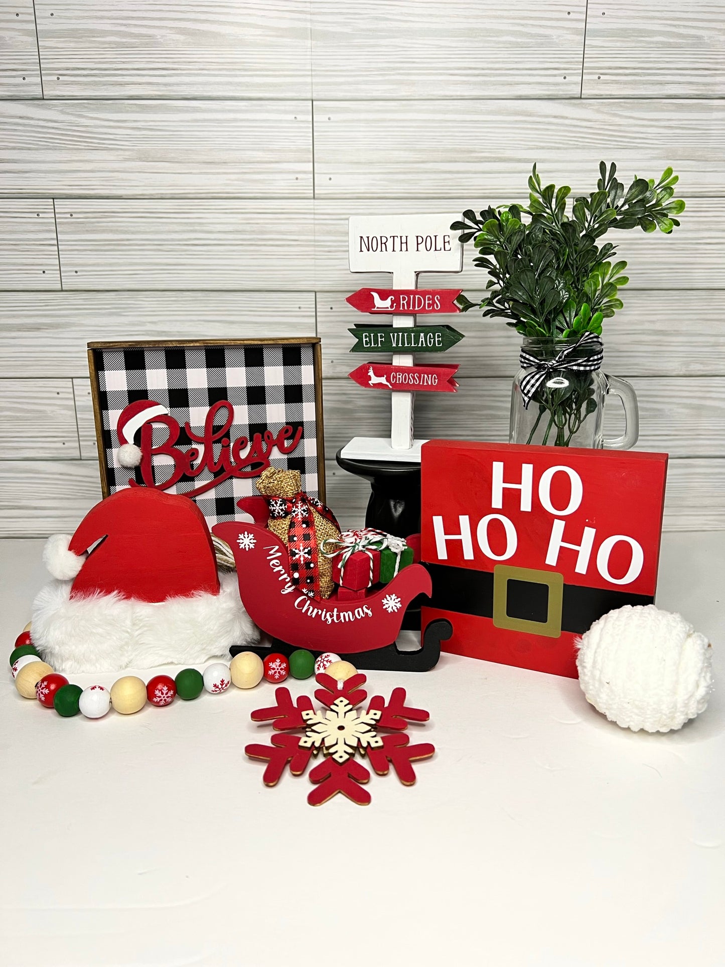 Santa HOHOHO Sign