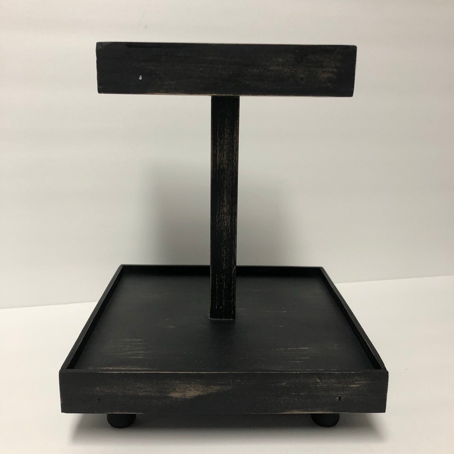 Small Two Tier (Distressed Black)