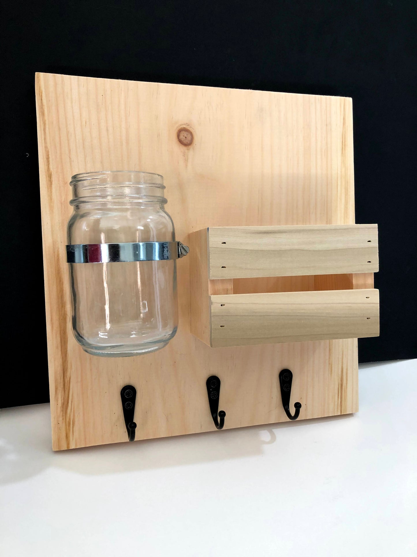 Key and mail center (Pick your Finish)