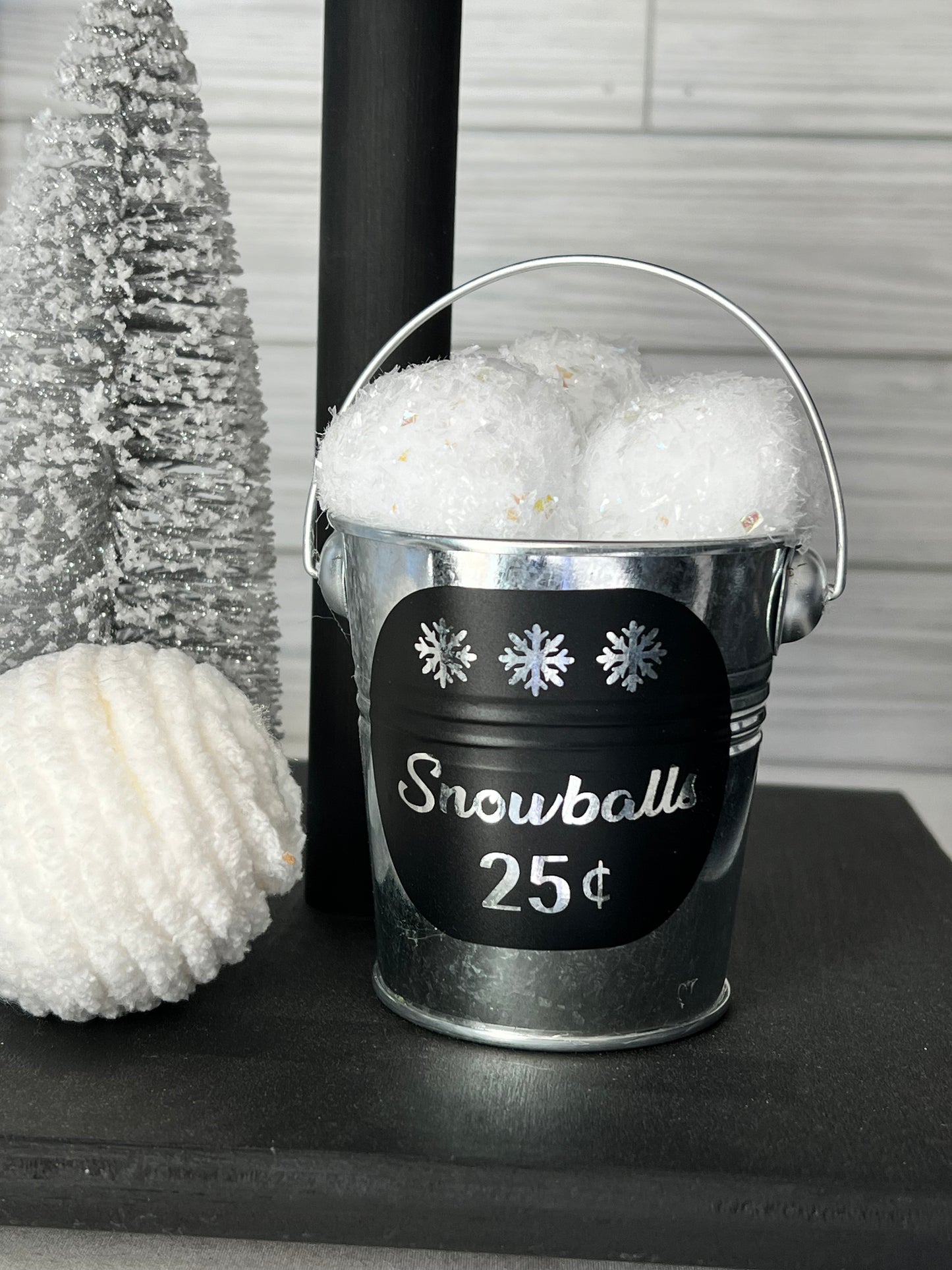 Metal Mini Snowball Bucket