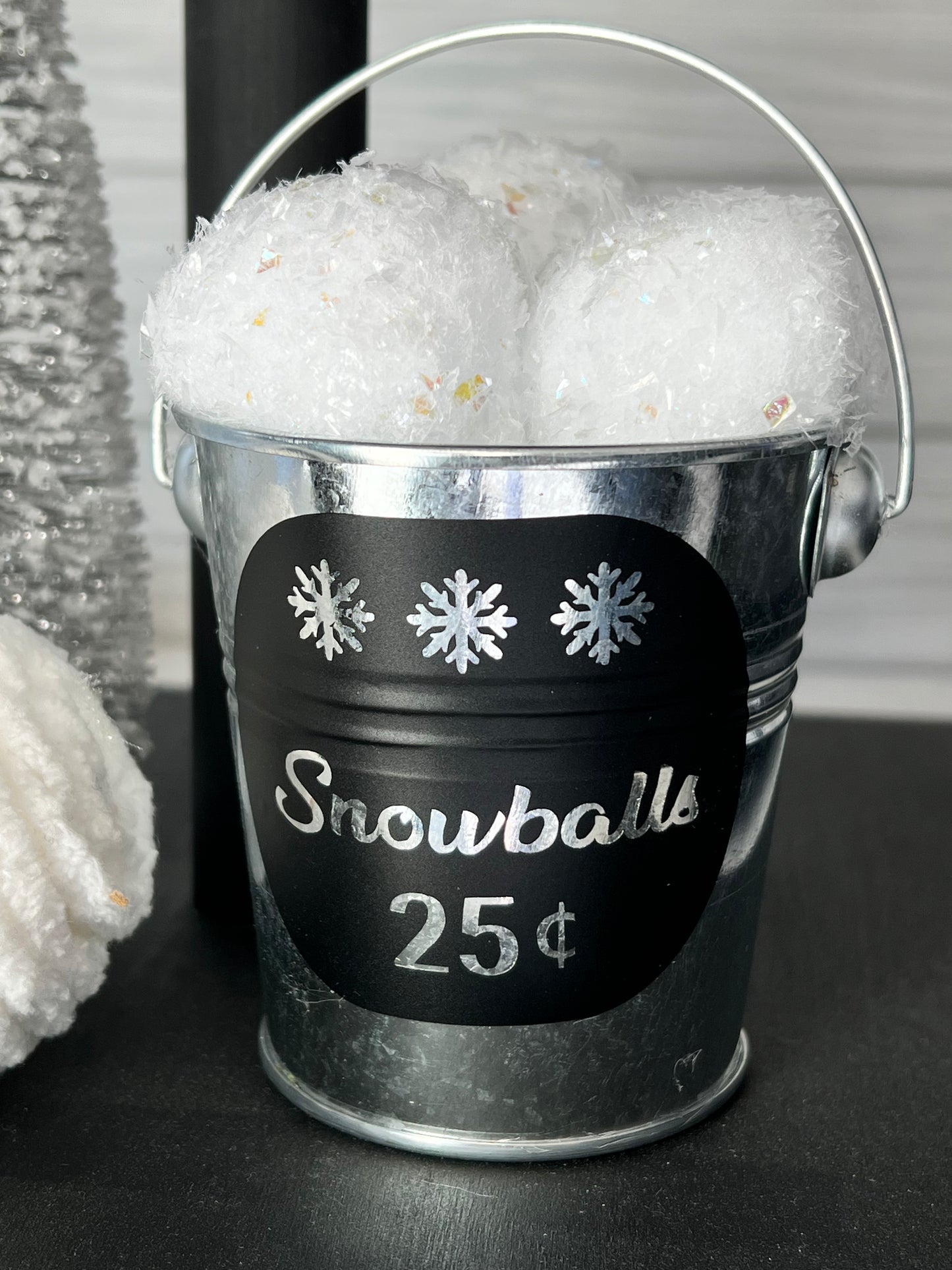 Metal Mini Snowball Bucket