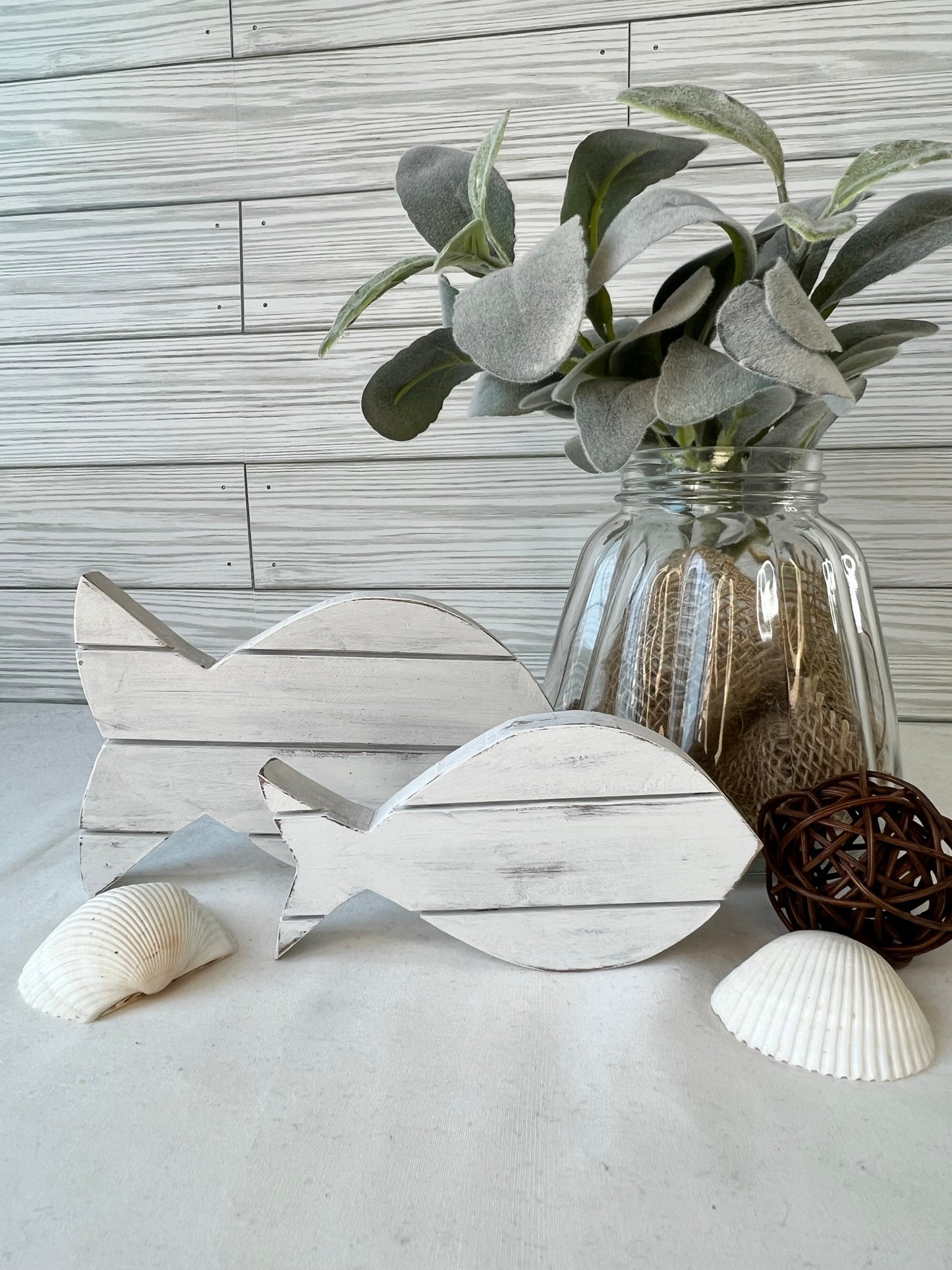 Mini Wooden Fish Set