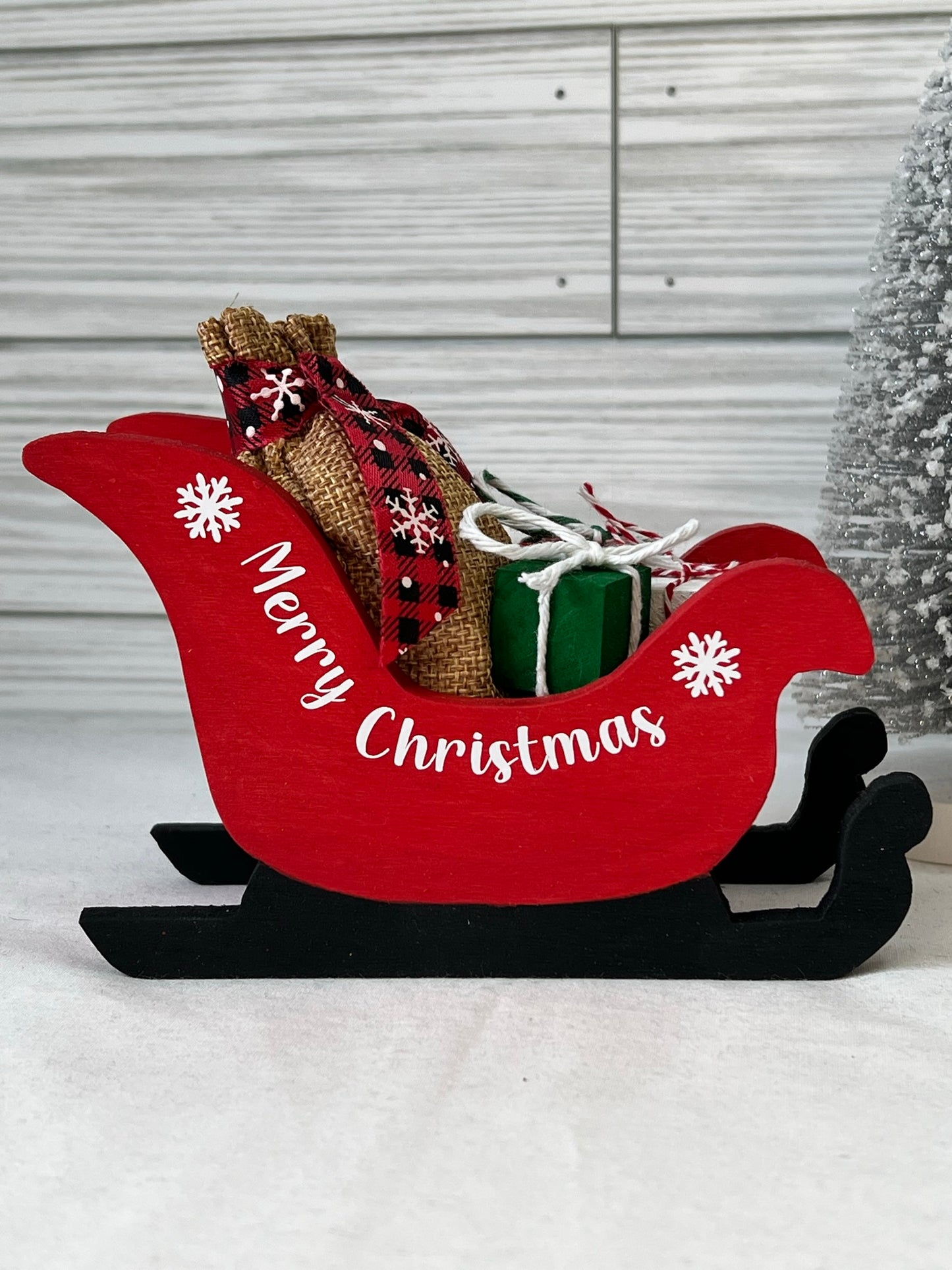 Wooden Santa Sleigh