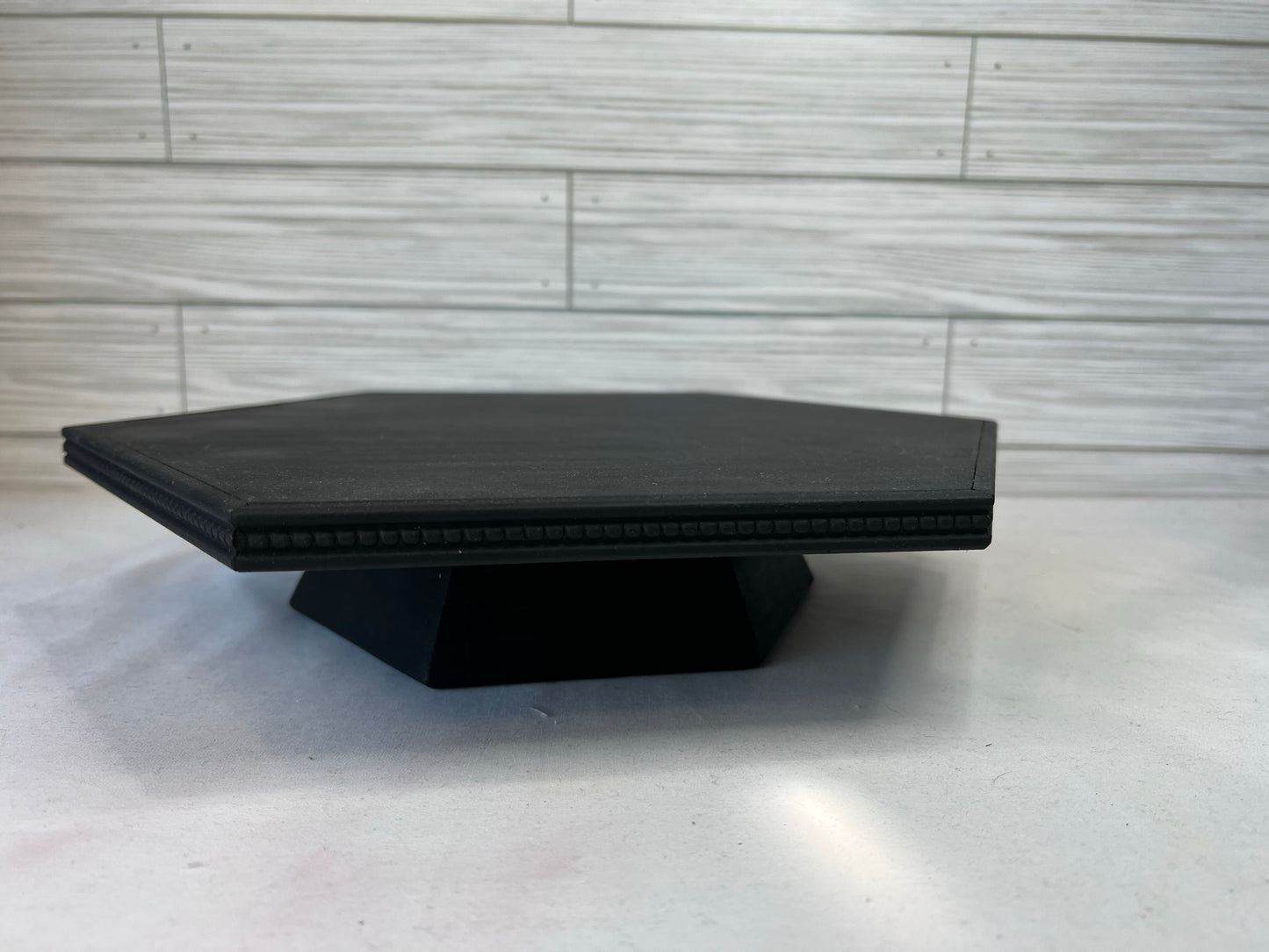 Black Pedestal Counter Riser