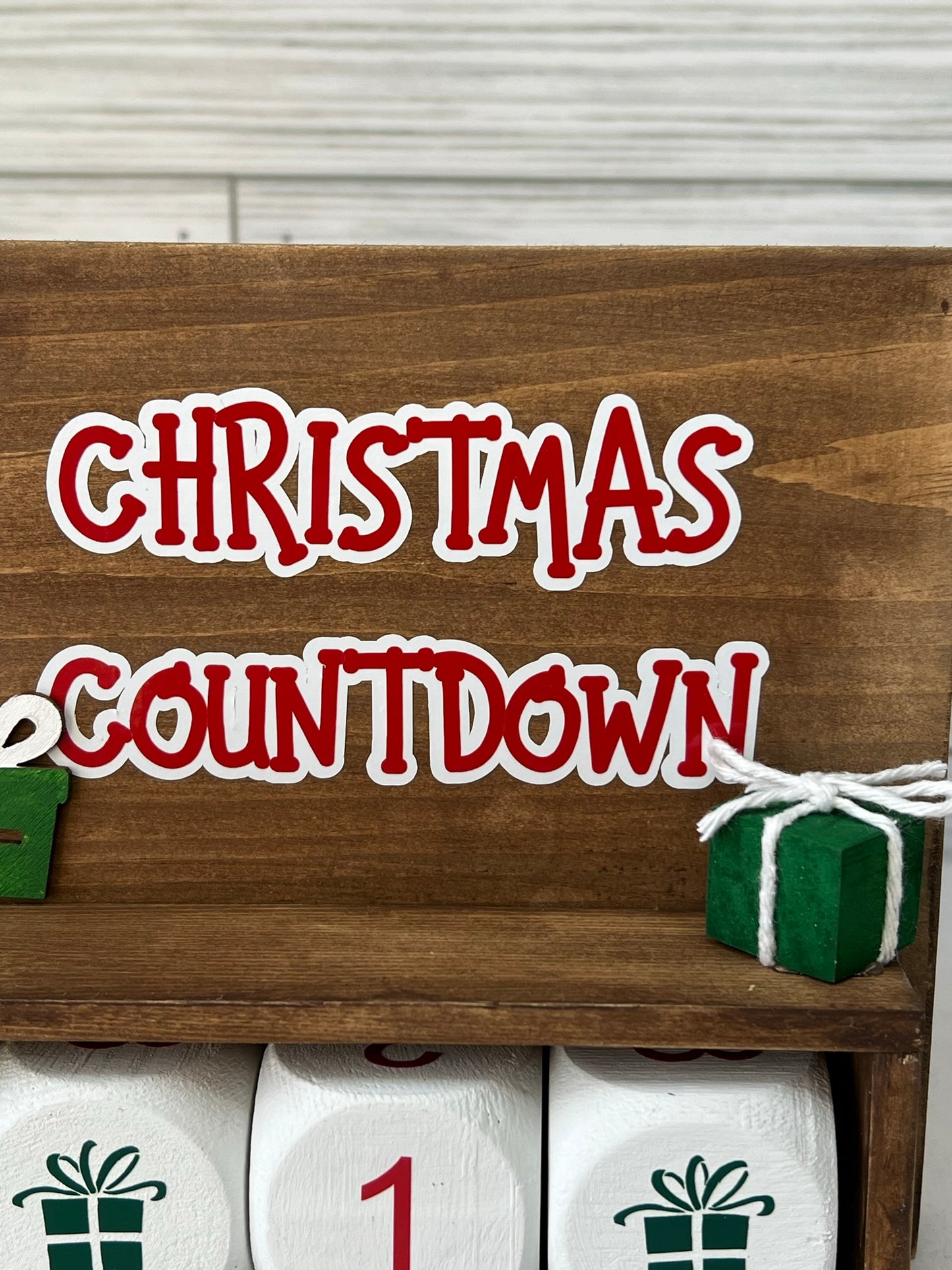 Christmas Countdown Shelf Sitter