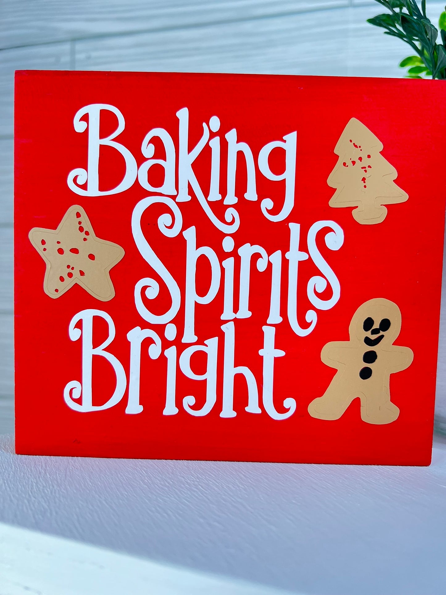 Baking Spirits Bright Sign