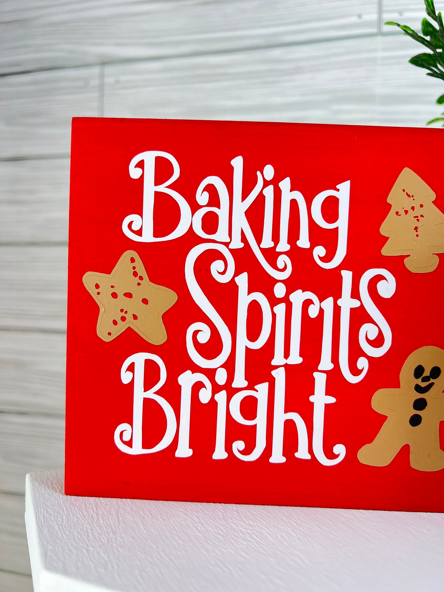 Baking Spirits Bright Sign