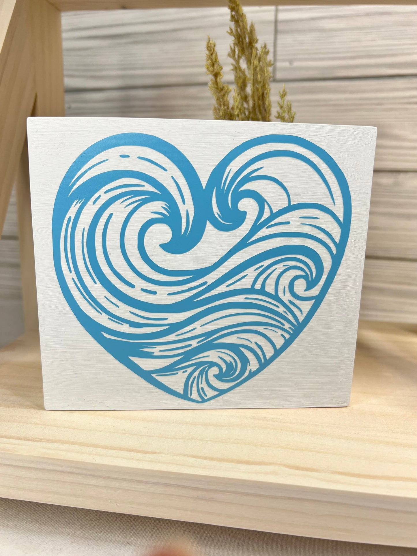 Ocean Wave Heart Sign