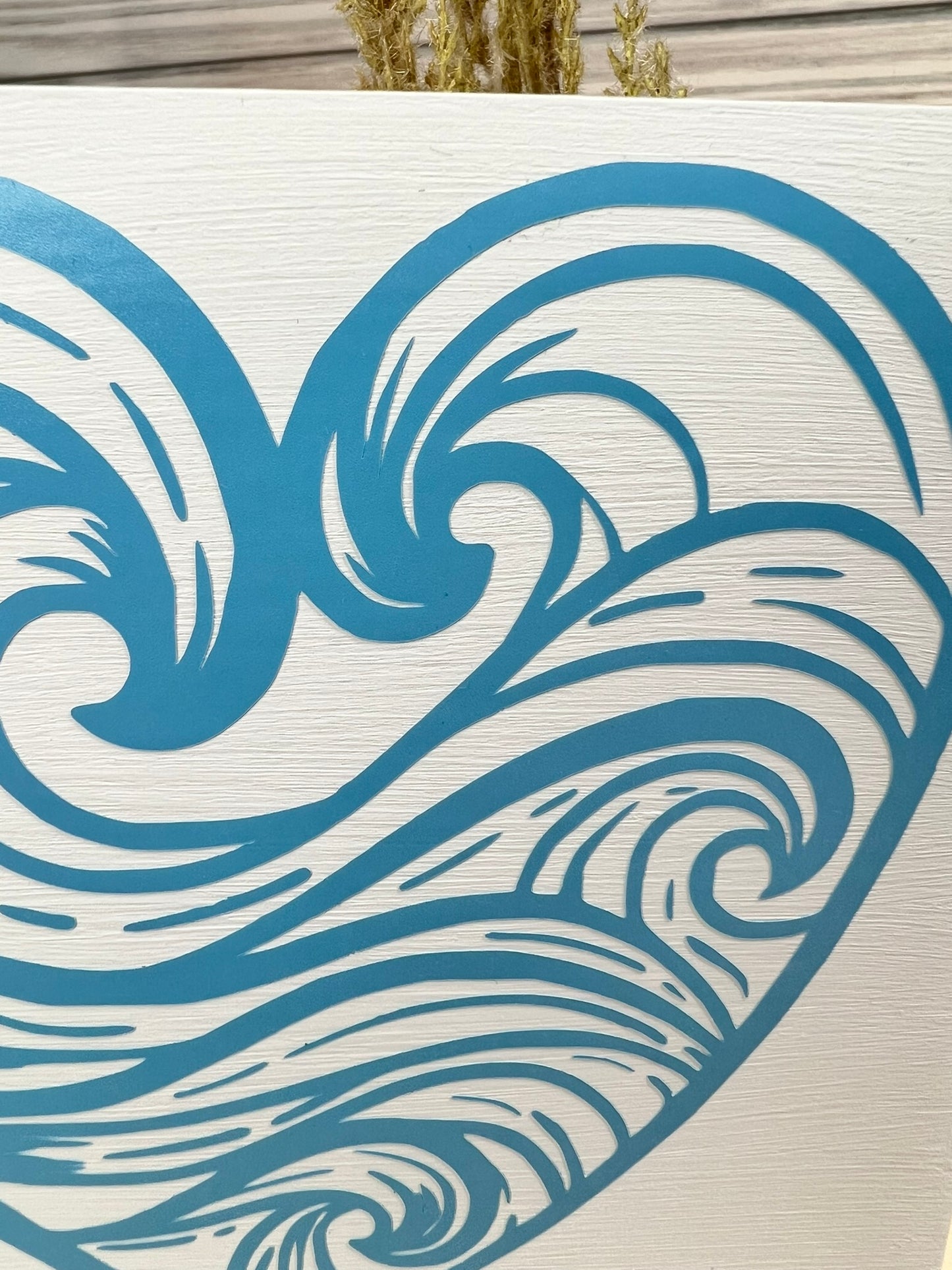 Ocean Wave Heart Sign