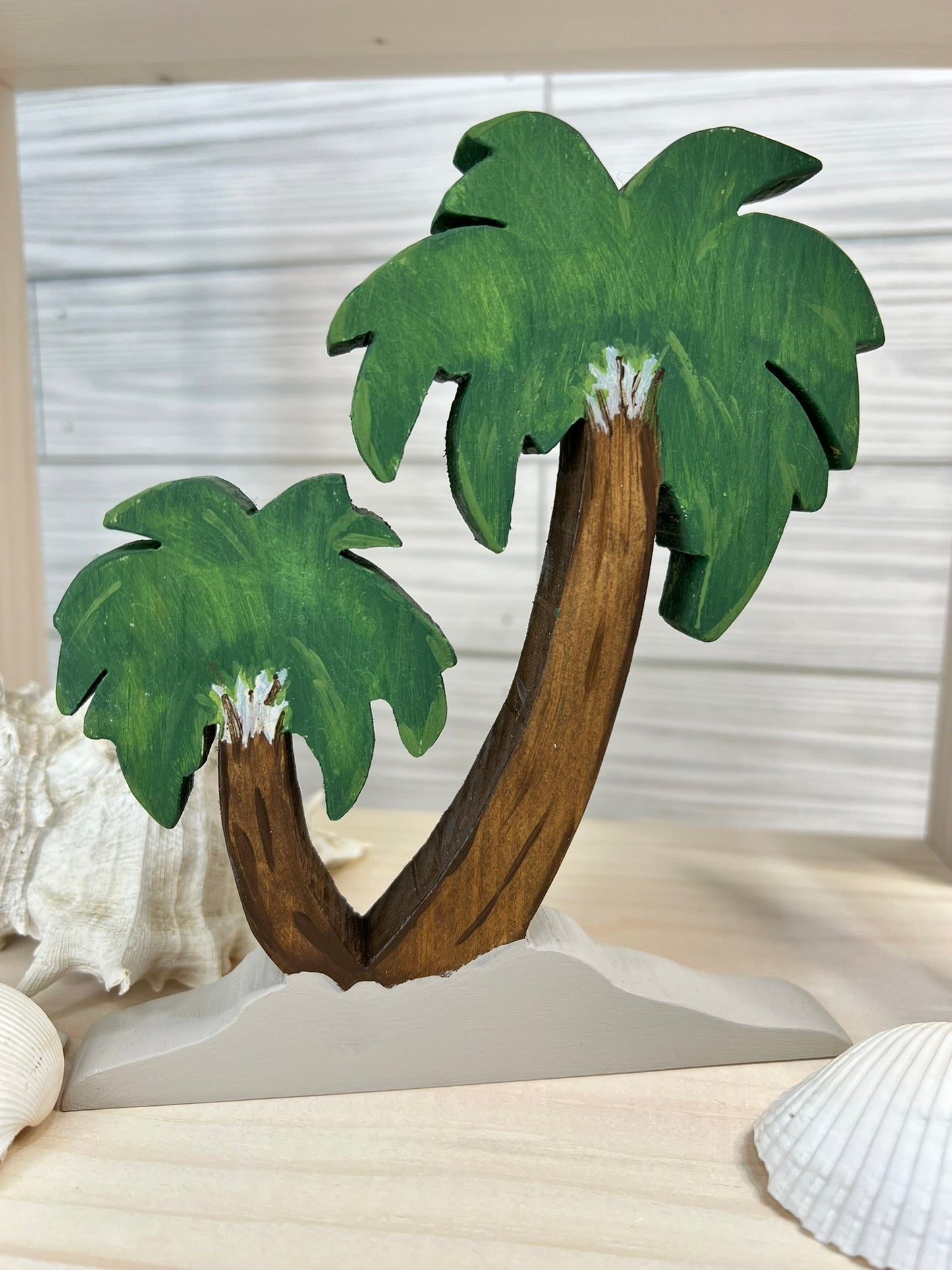 Freestanding Wooden Palm Trees