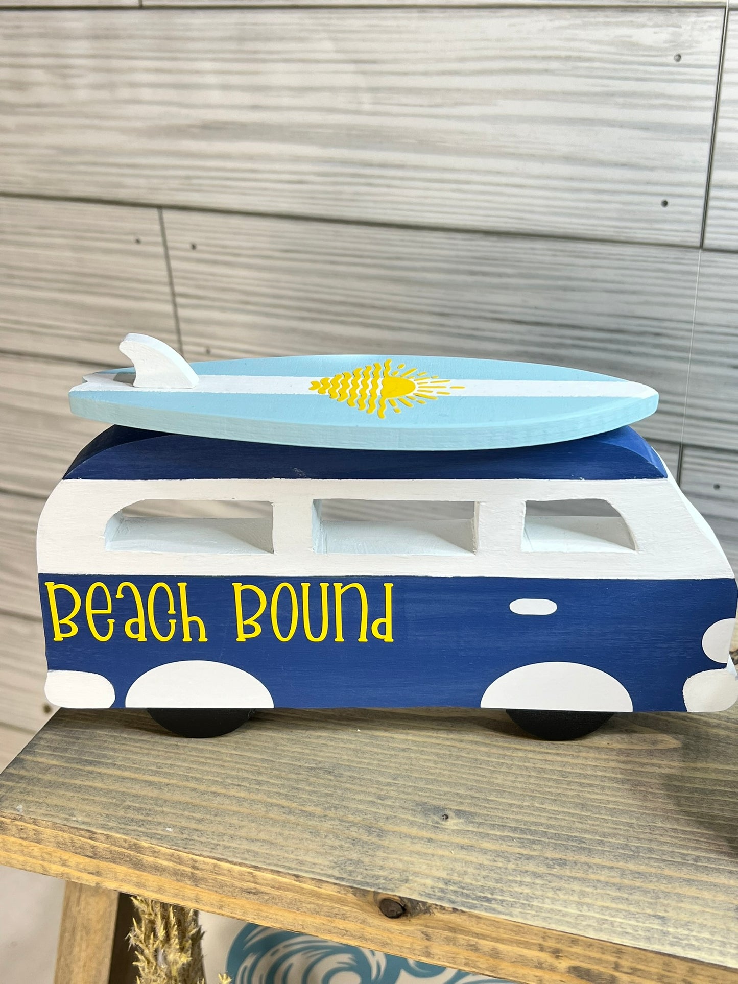 Retro Wooden Surf Bus