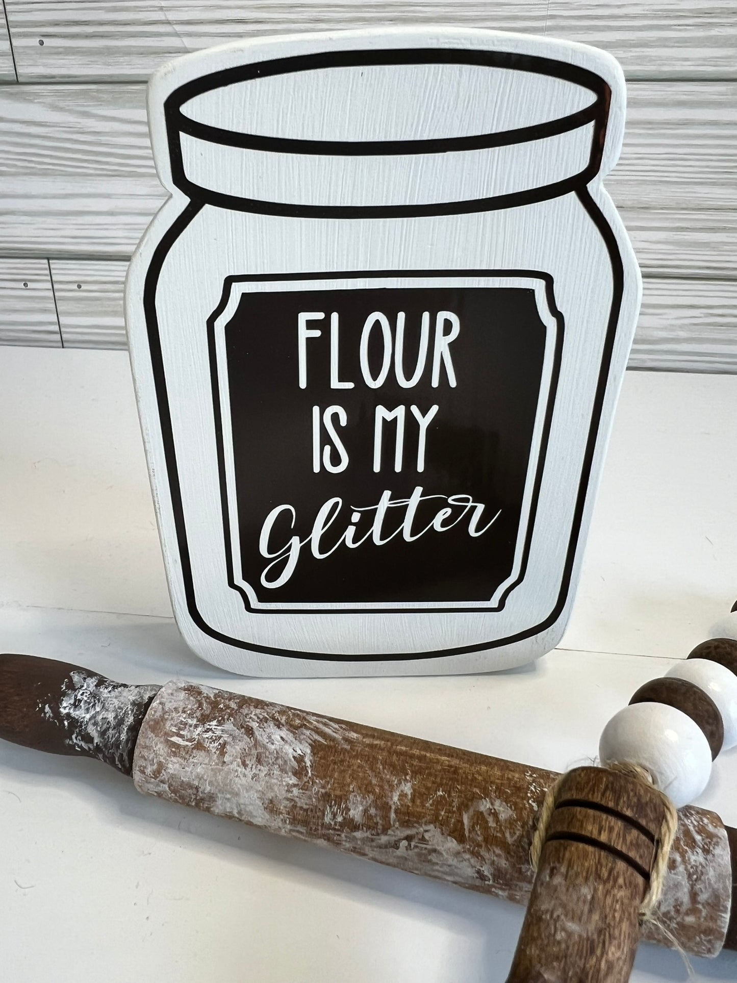 Flour is My Glitter Mini Decor Set