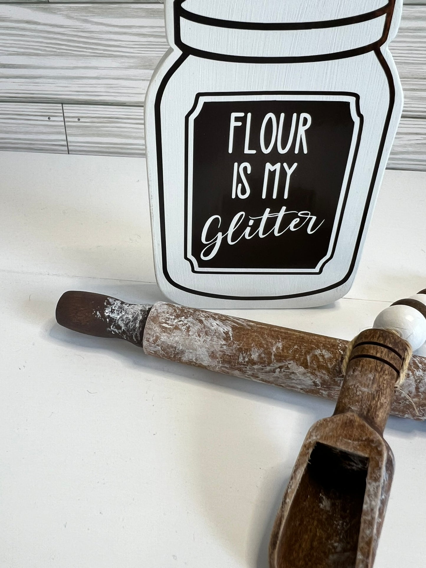 Flour is My Glitter Mini Decor Set