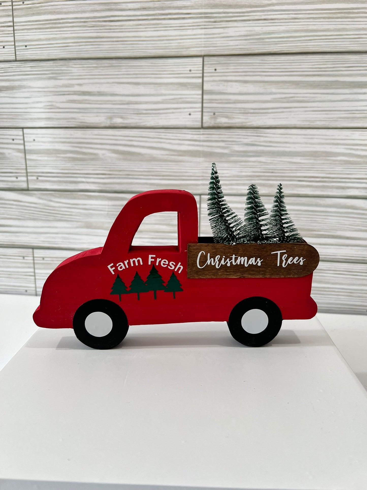 Large Christmas Tree Farm Truck