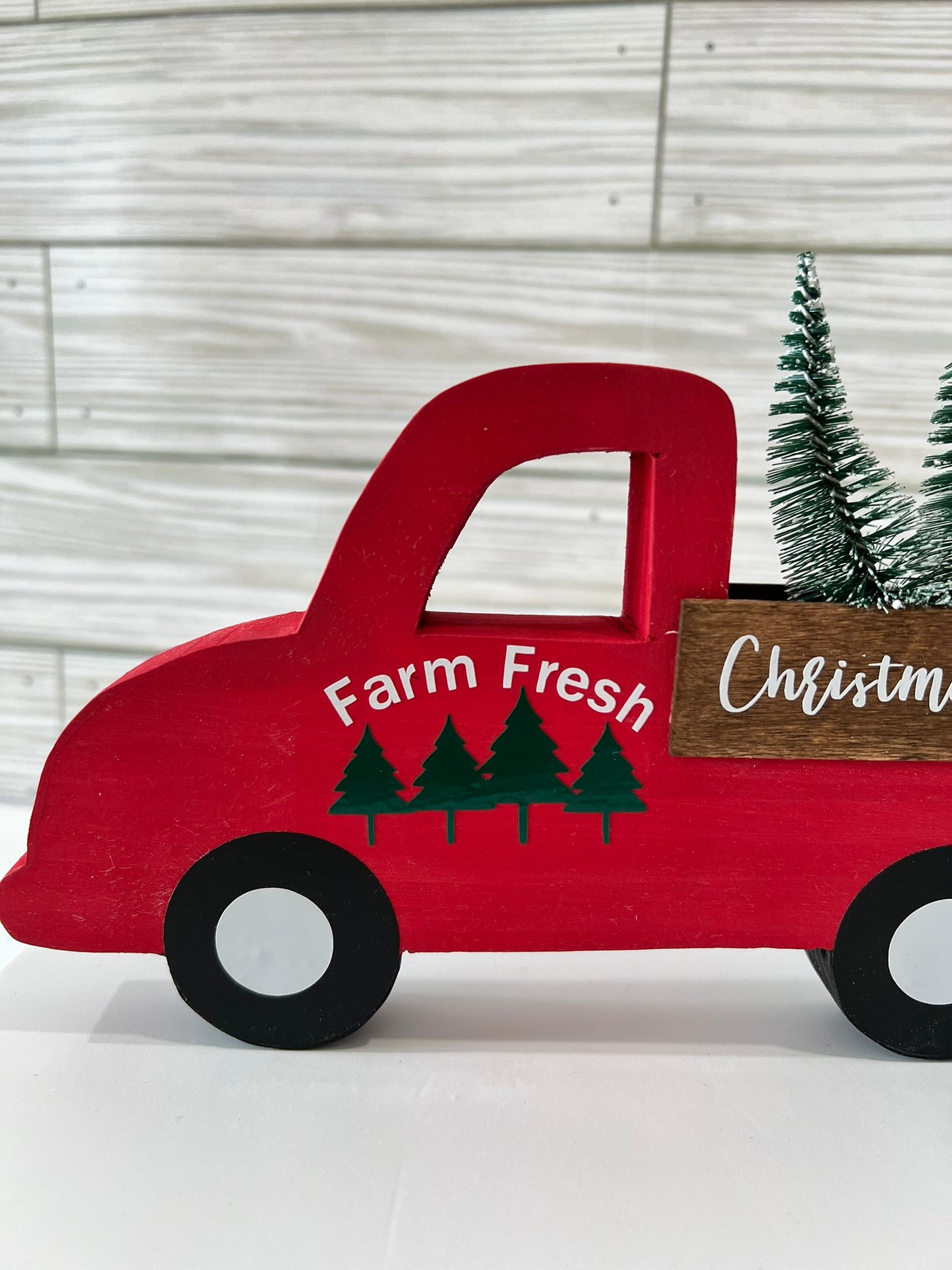 Large Christmas Tree Farm Truck