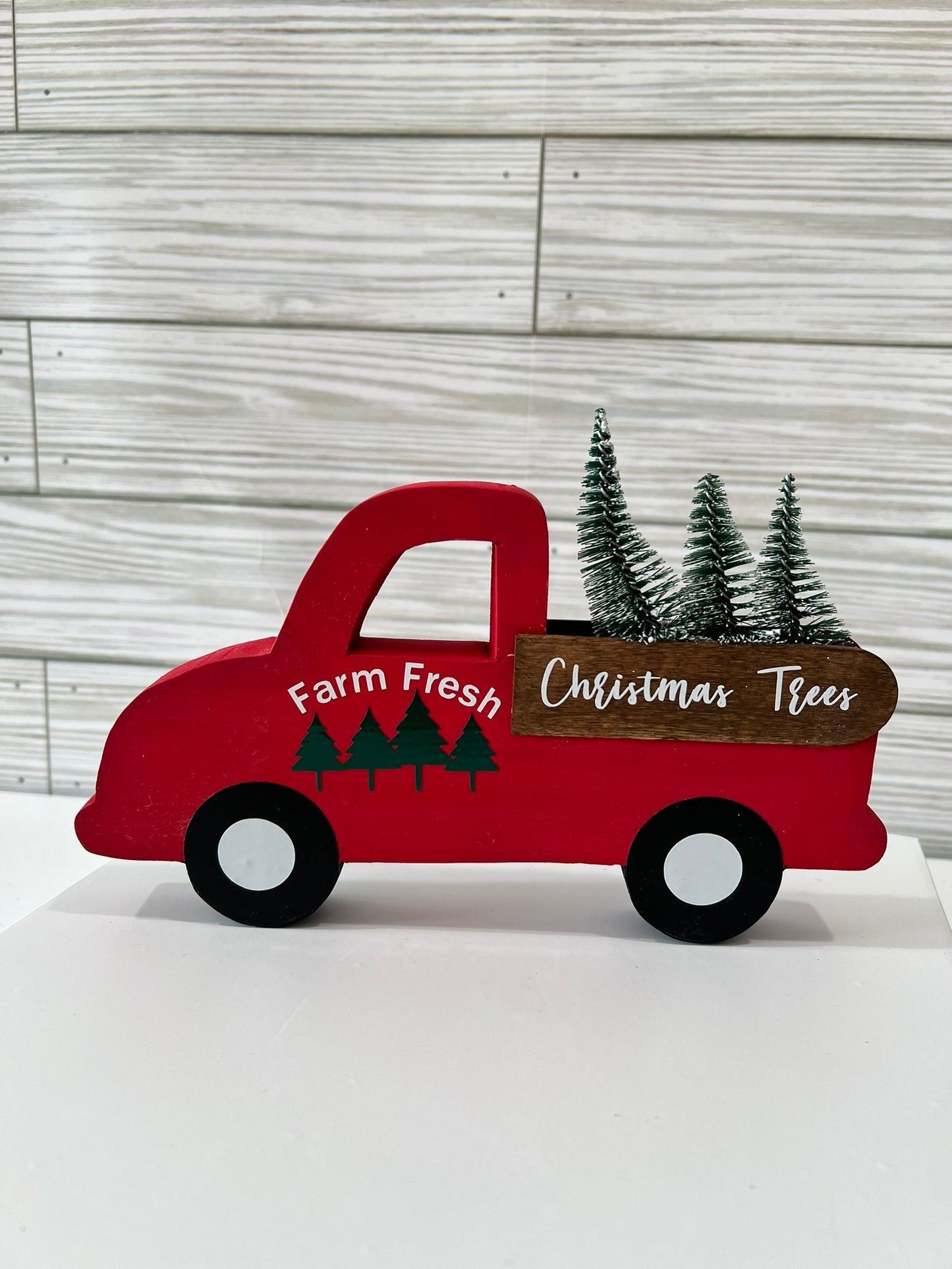 Large Christmas Tree Farm Truck