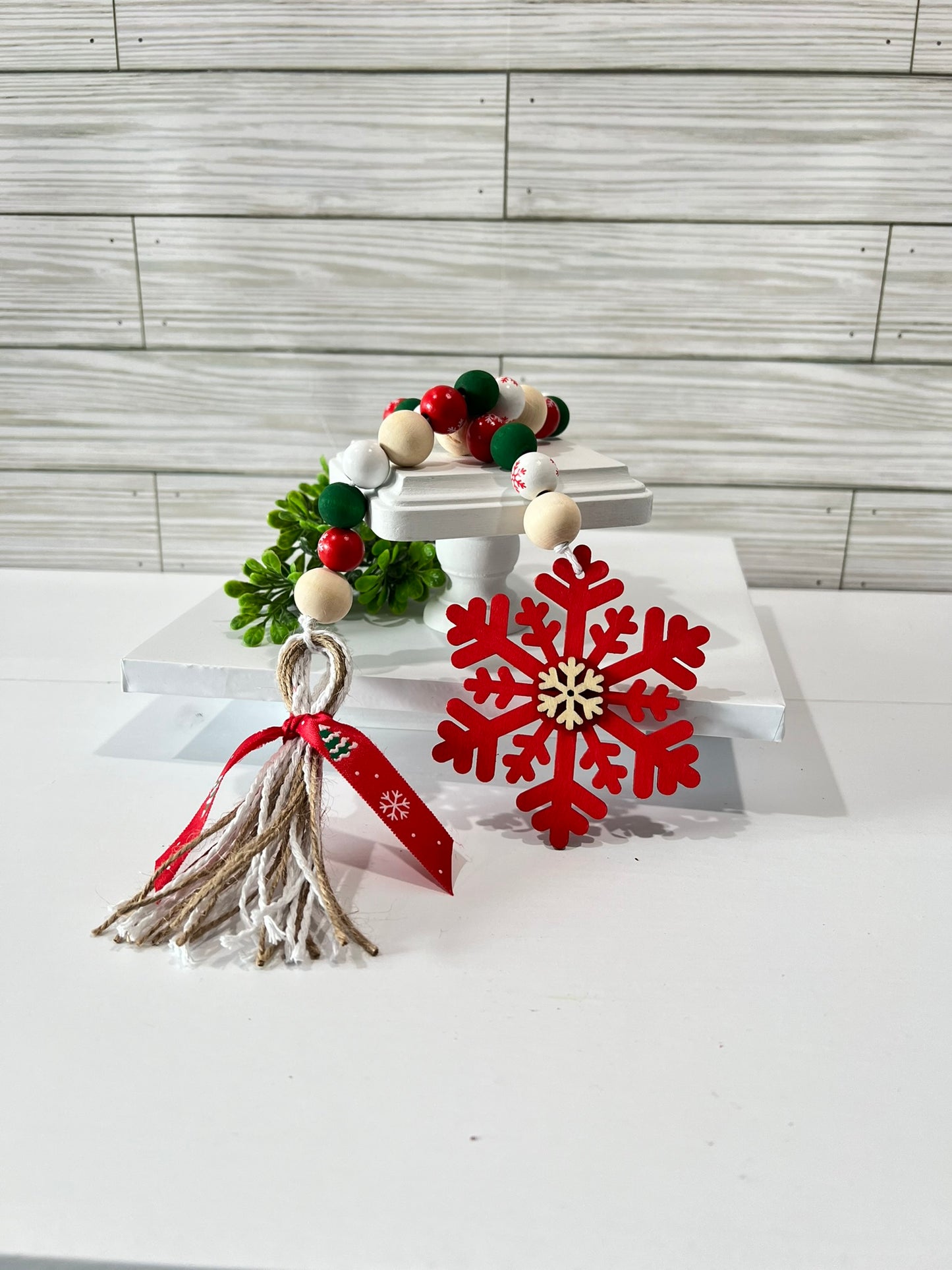 Christmas Snowflake Garland