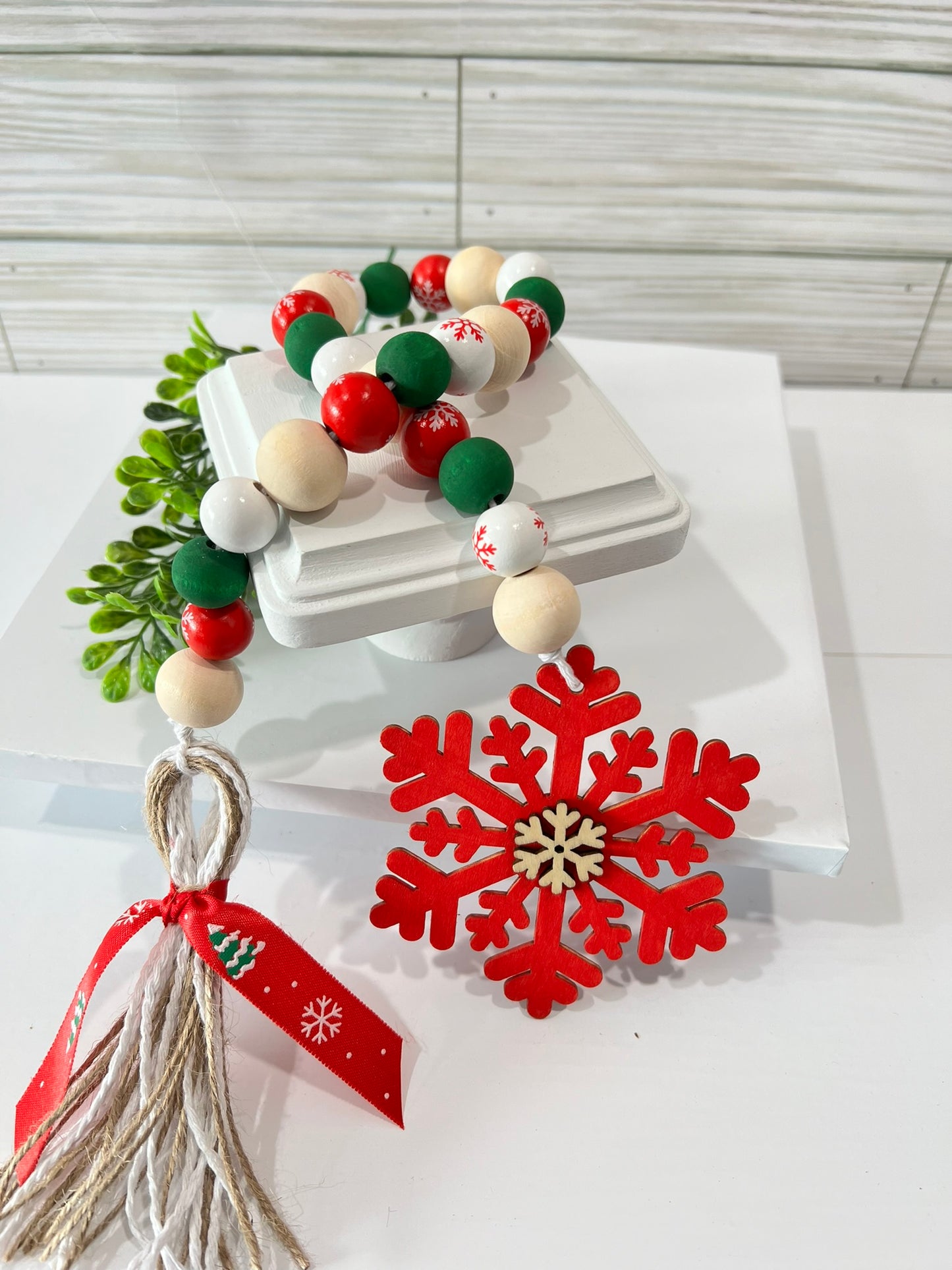 Christmas Snowflake Garland