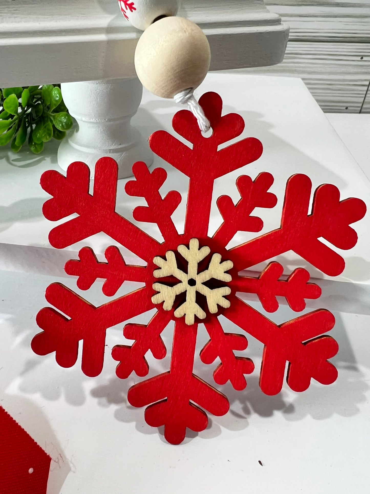 Christmas Snowflake Garland