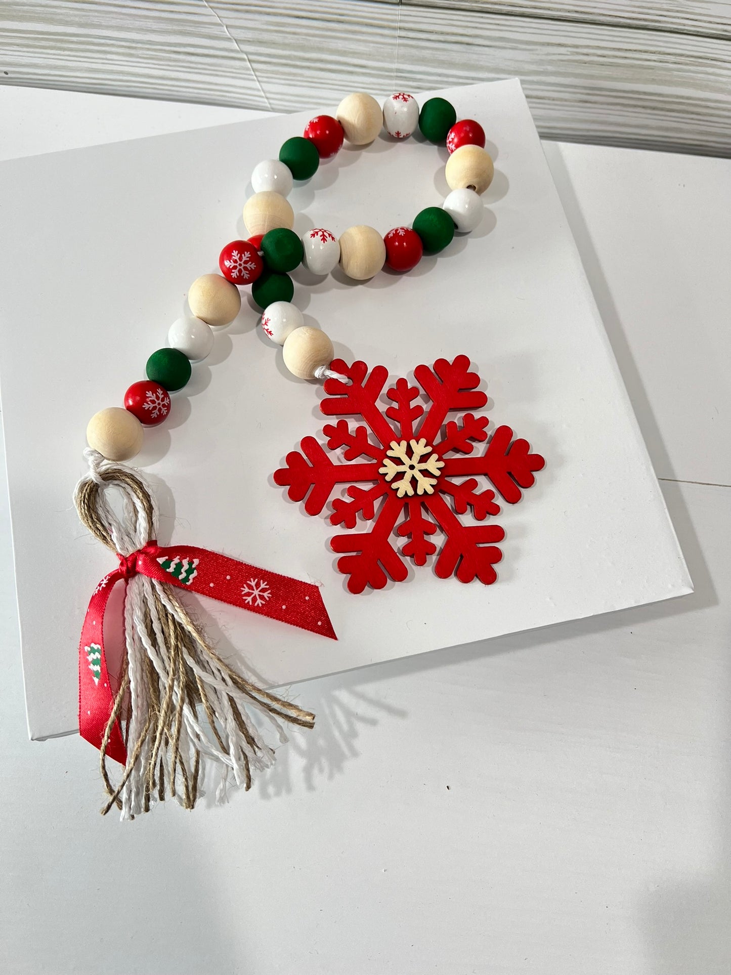 Christmas Snowflake Garland