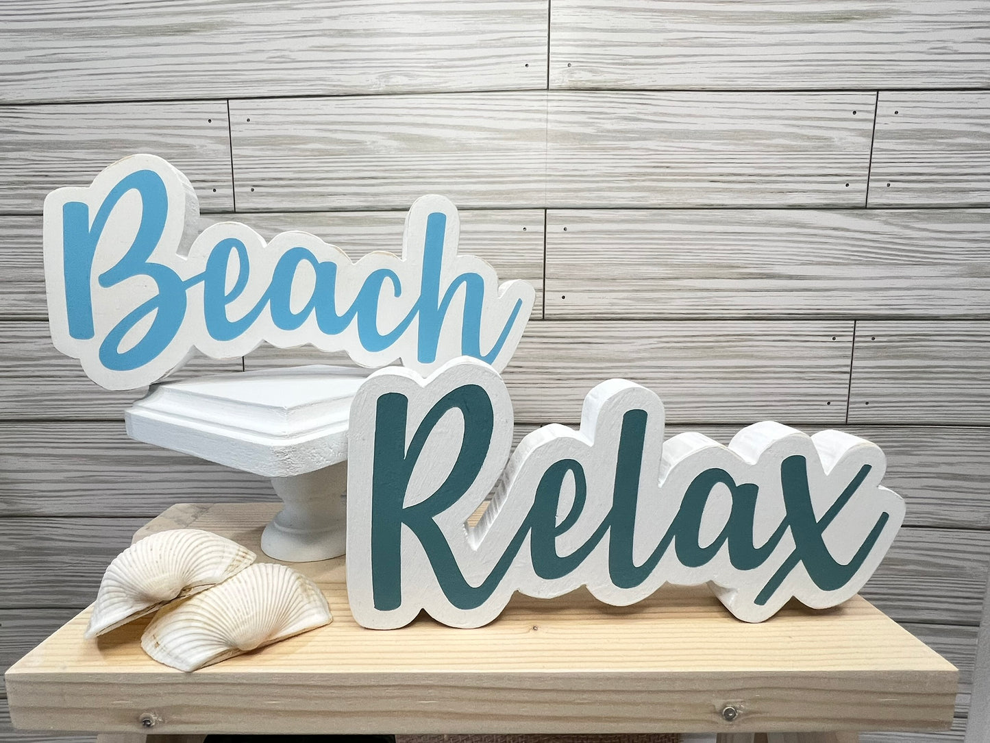 Relax  Beach Word Art Sign
