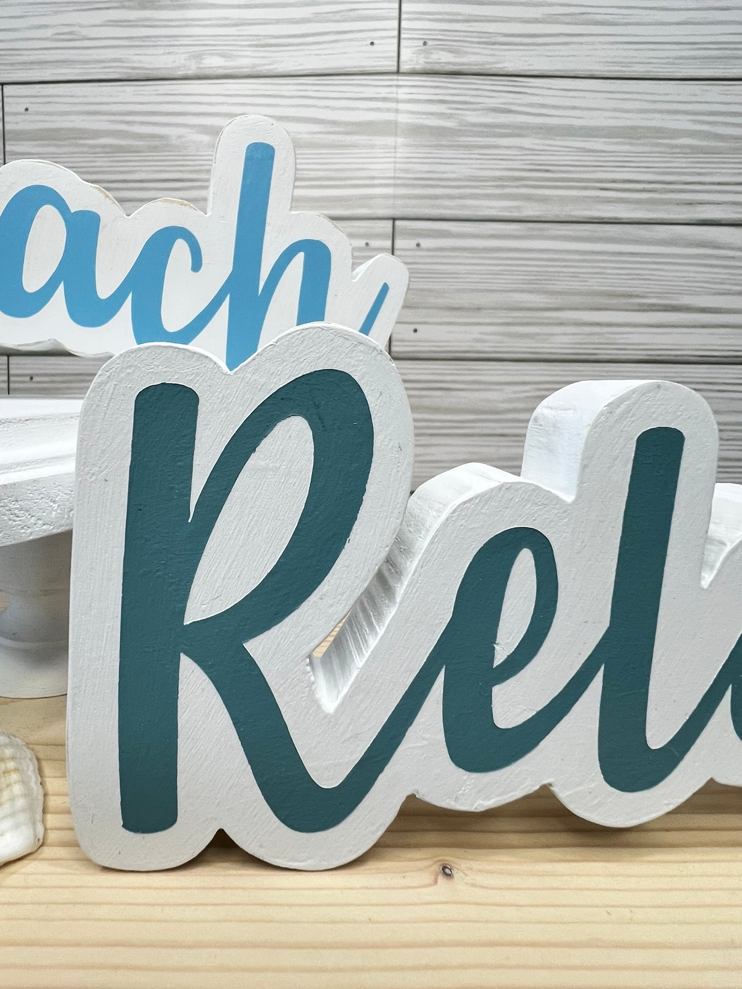 Relax  Beach Word Art Sign