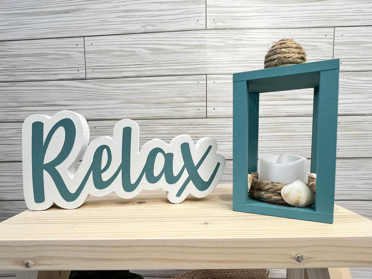 Relax  Beach Word Art Sign