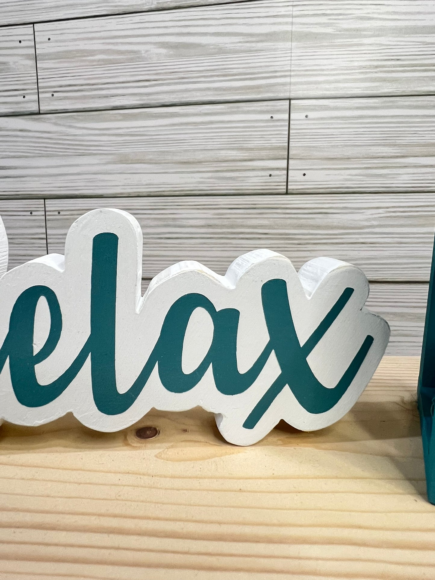 Relax  Beach Word Art Sign