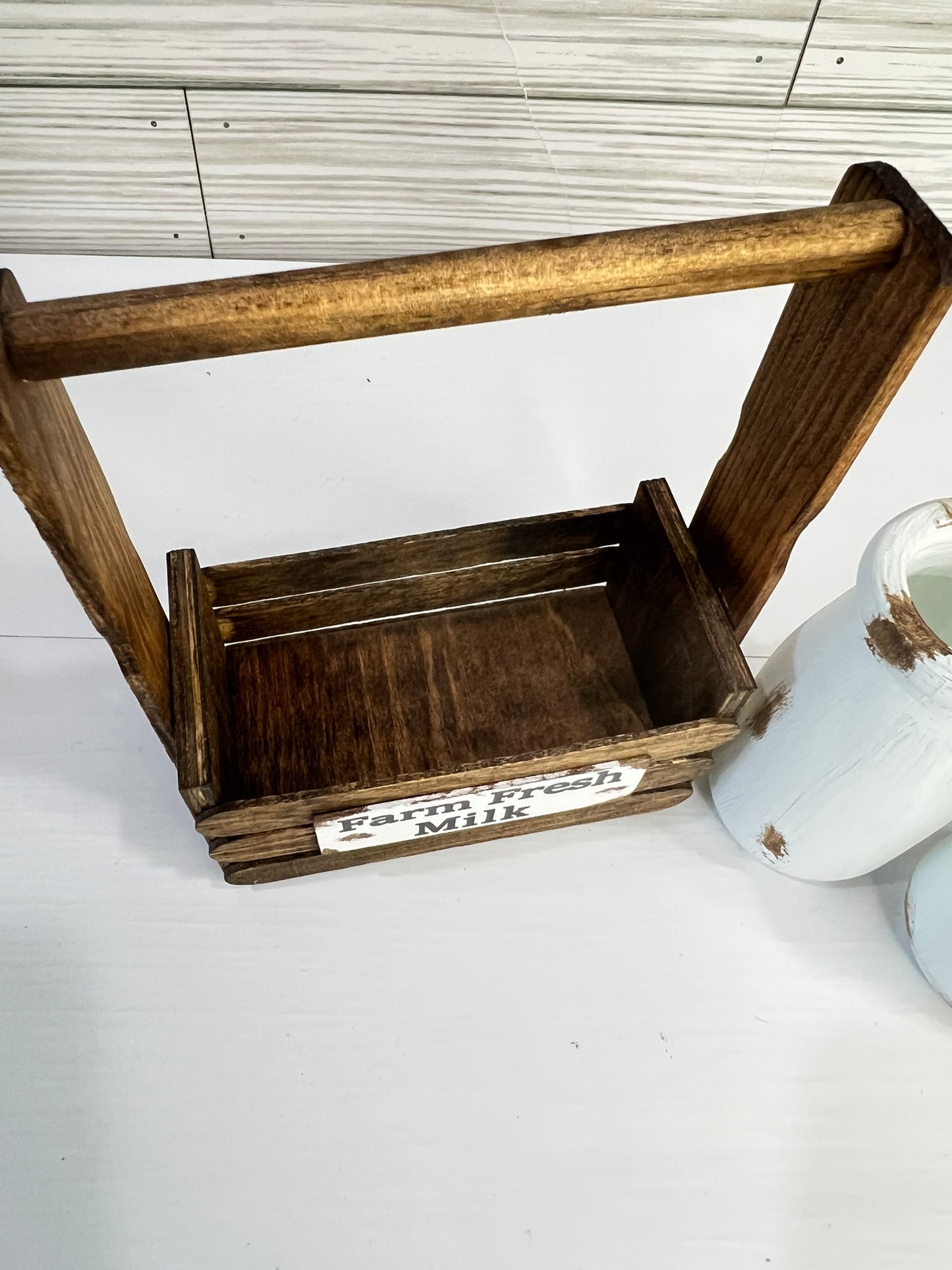 Farmhouse Milk Crate