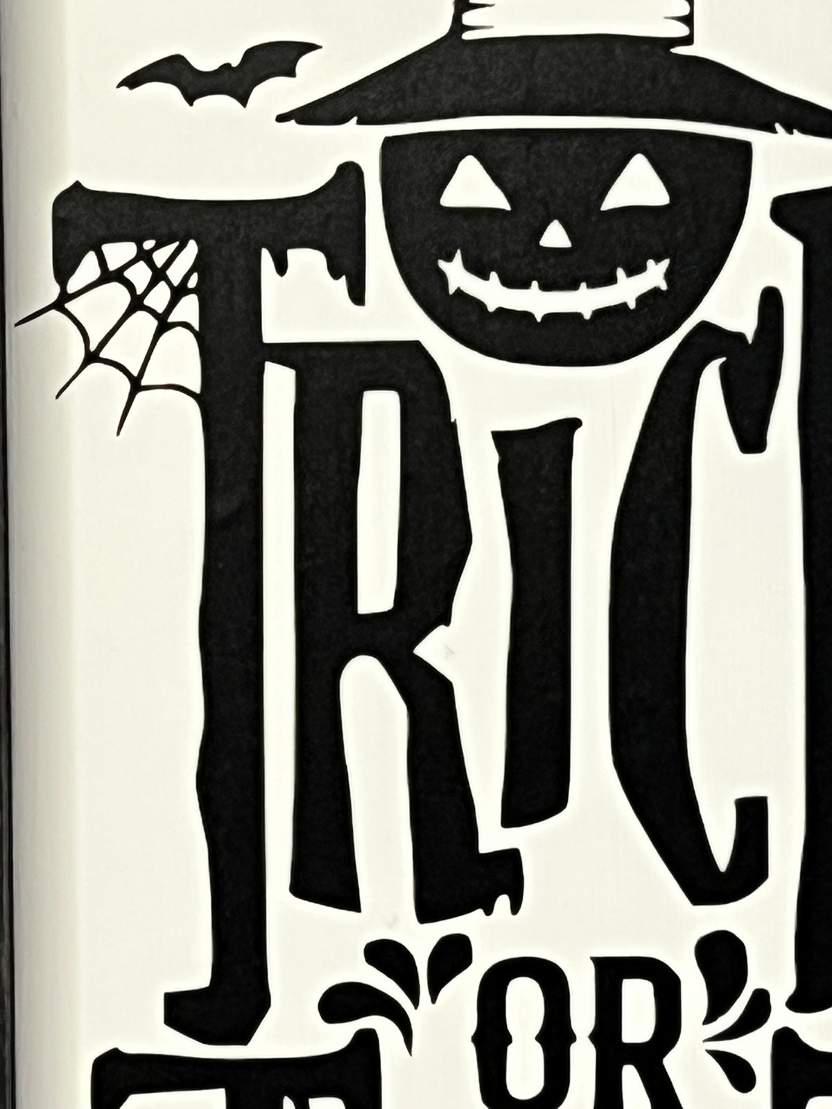 Halloween “Trick or Treat” Framed Sign