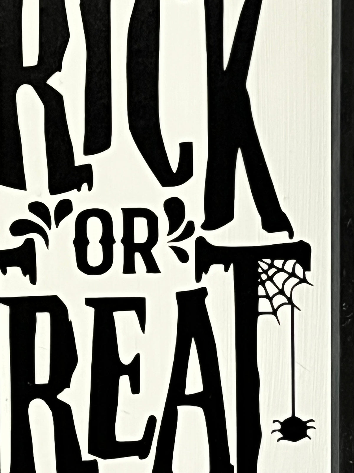 Halloween “Trick or Treat” Framed Sign