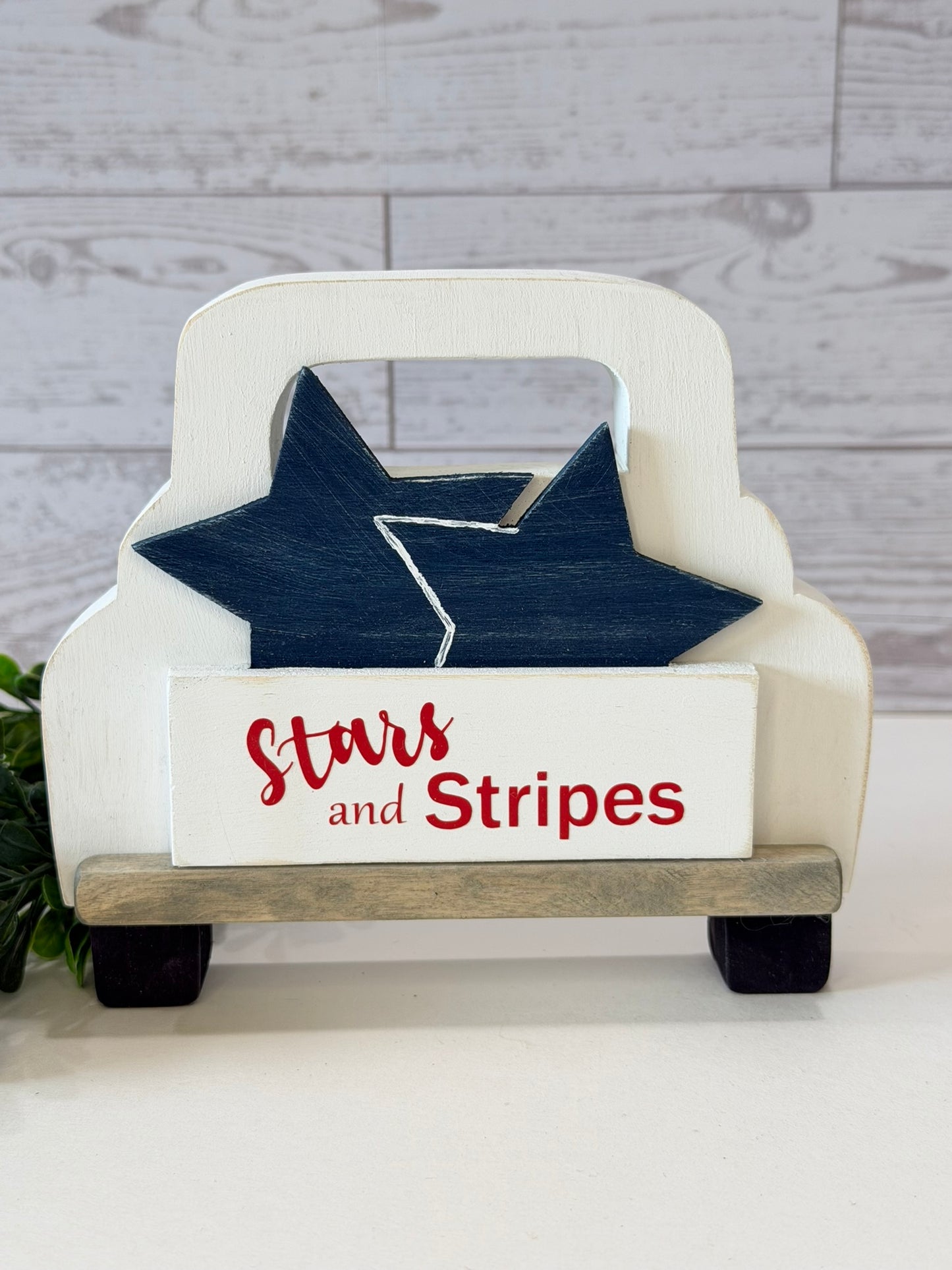 Stars and Stripes Tailgate Truck, America Tier Tray Decor