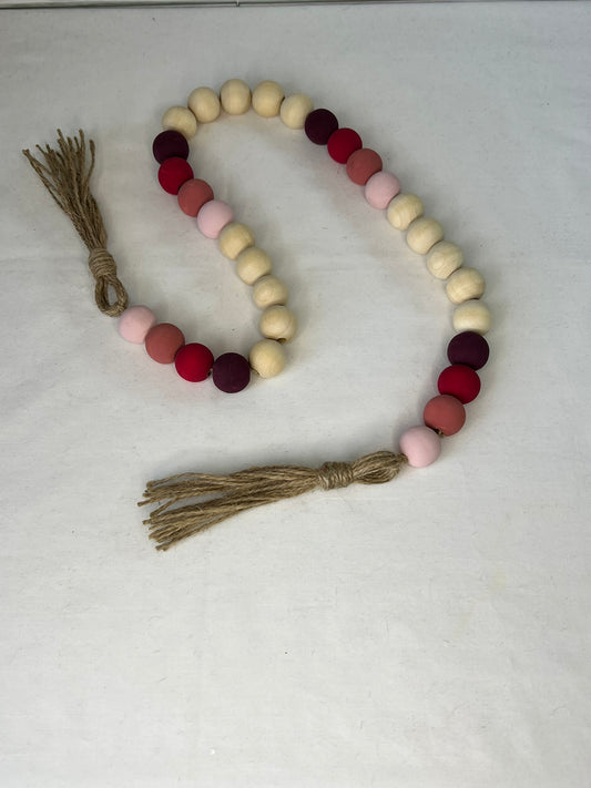 Ombre' Valentine's Day Beaded Garland