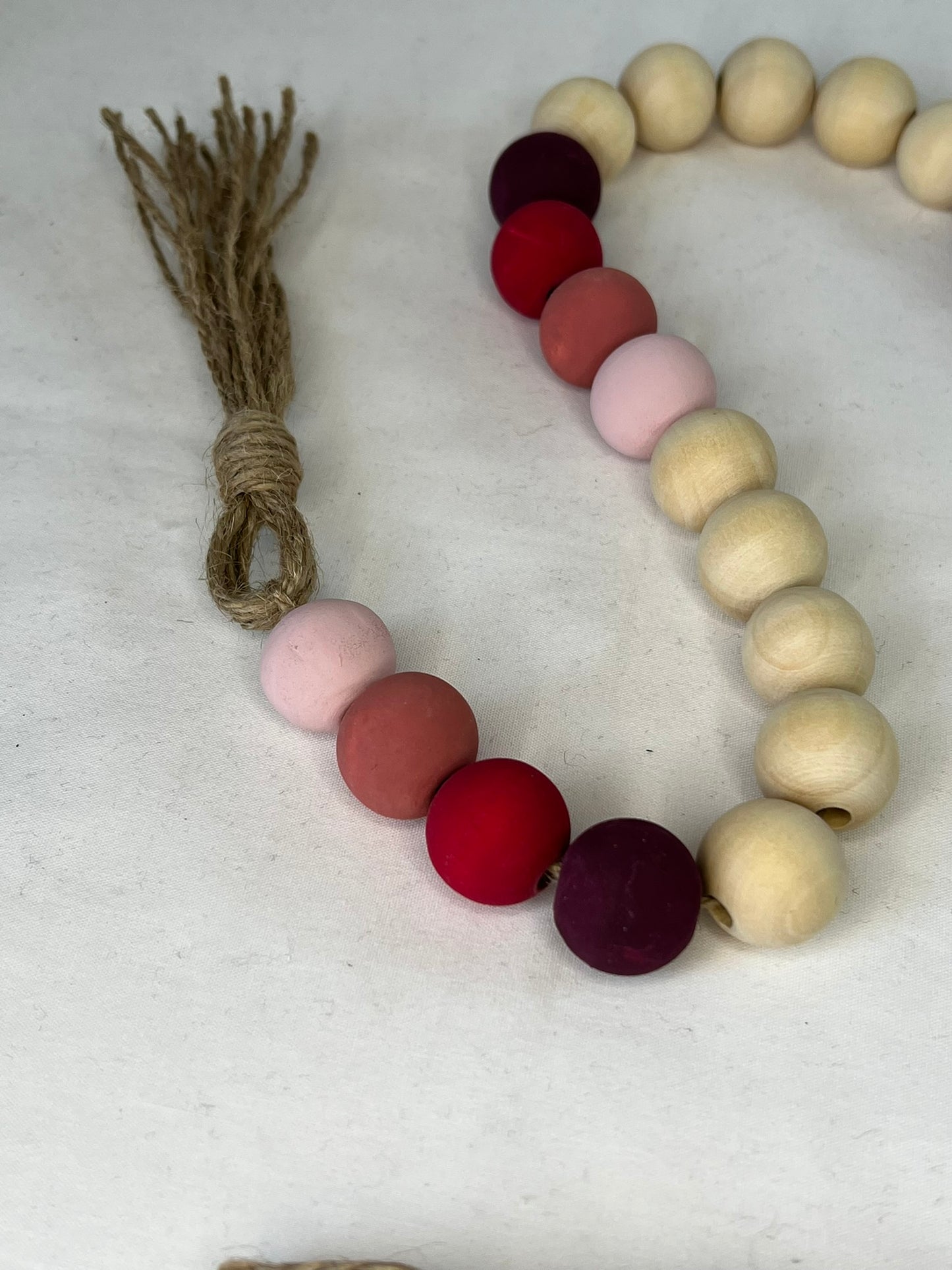 Ombre' Valentine's Day Beaded Garland