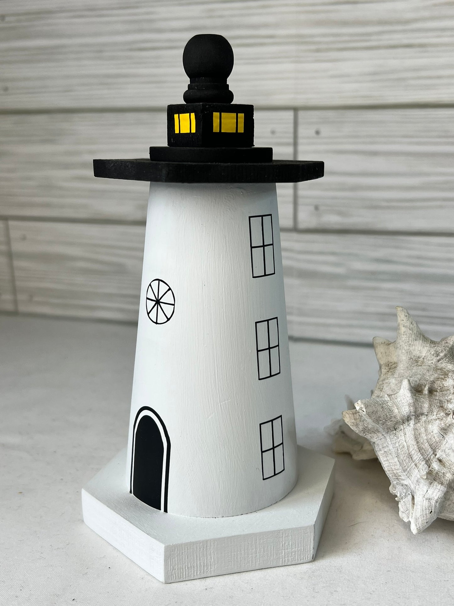 Freestanding Wooden Lighthouse