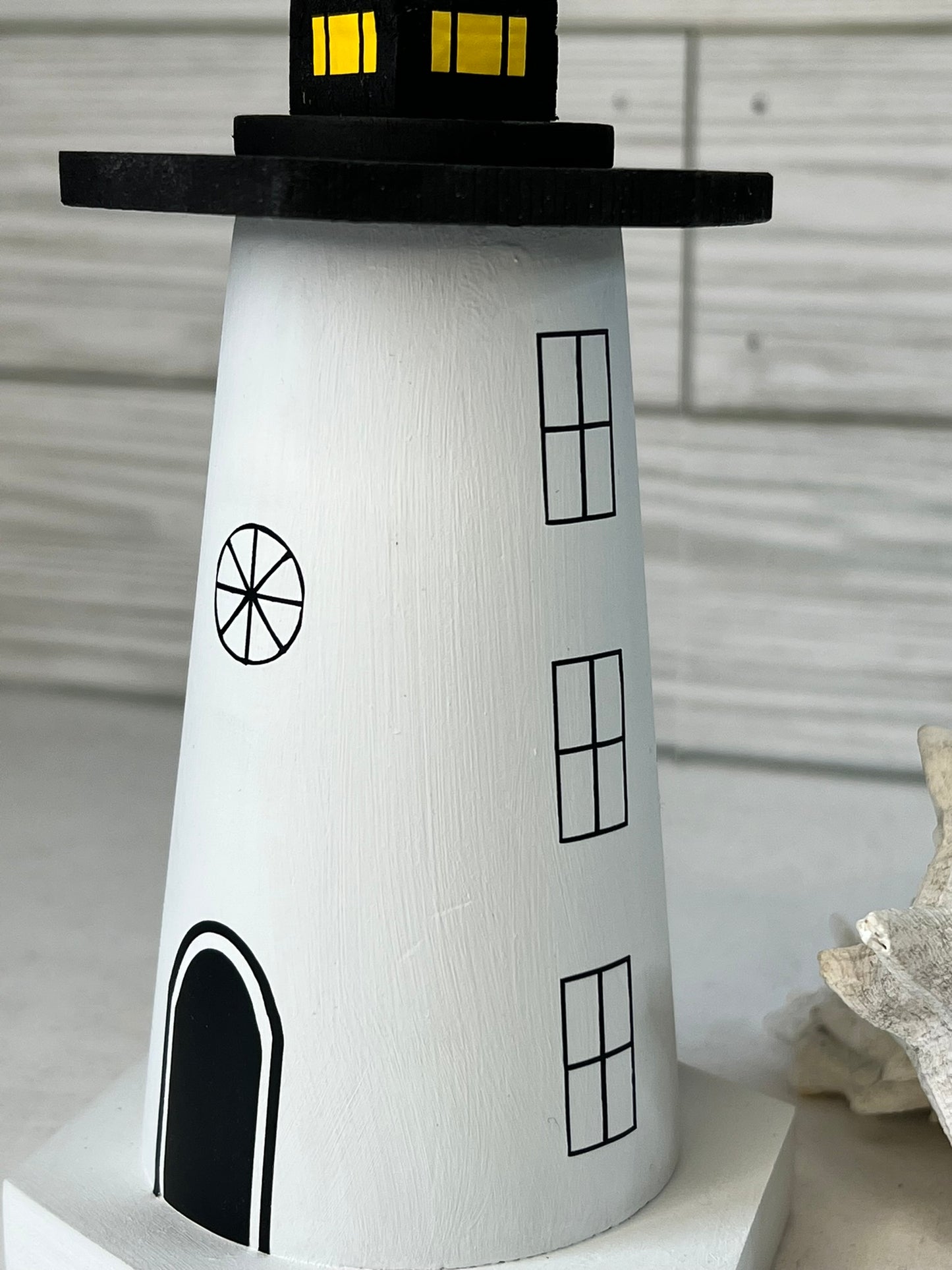 Freestanding Wooden Lighthouse