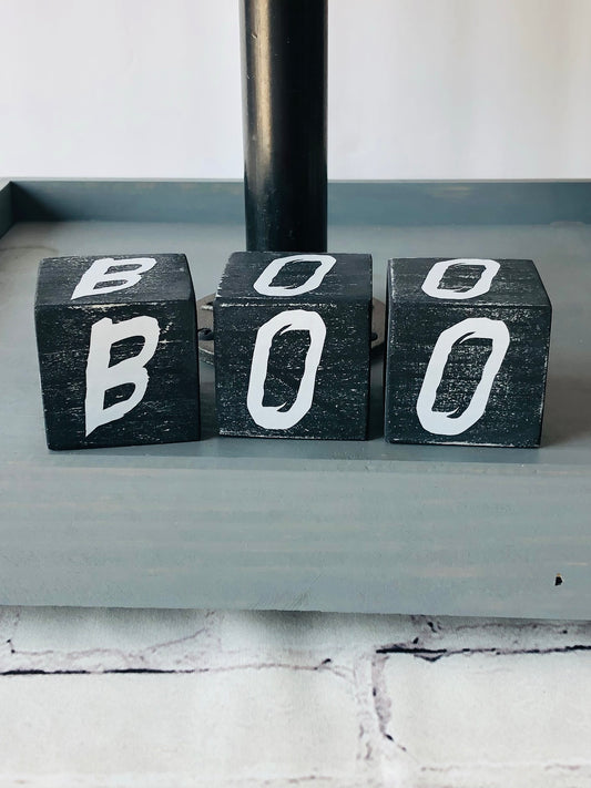 BOO Letter Blocks
