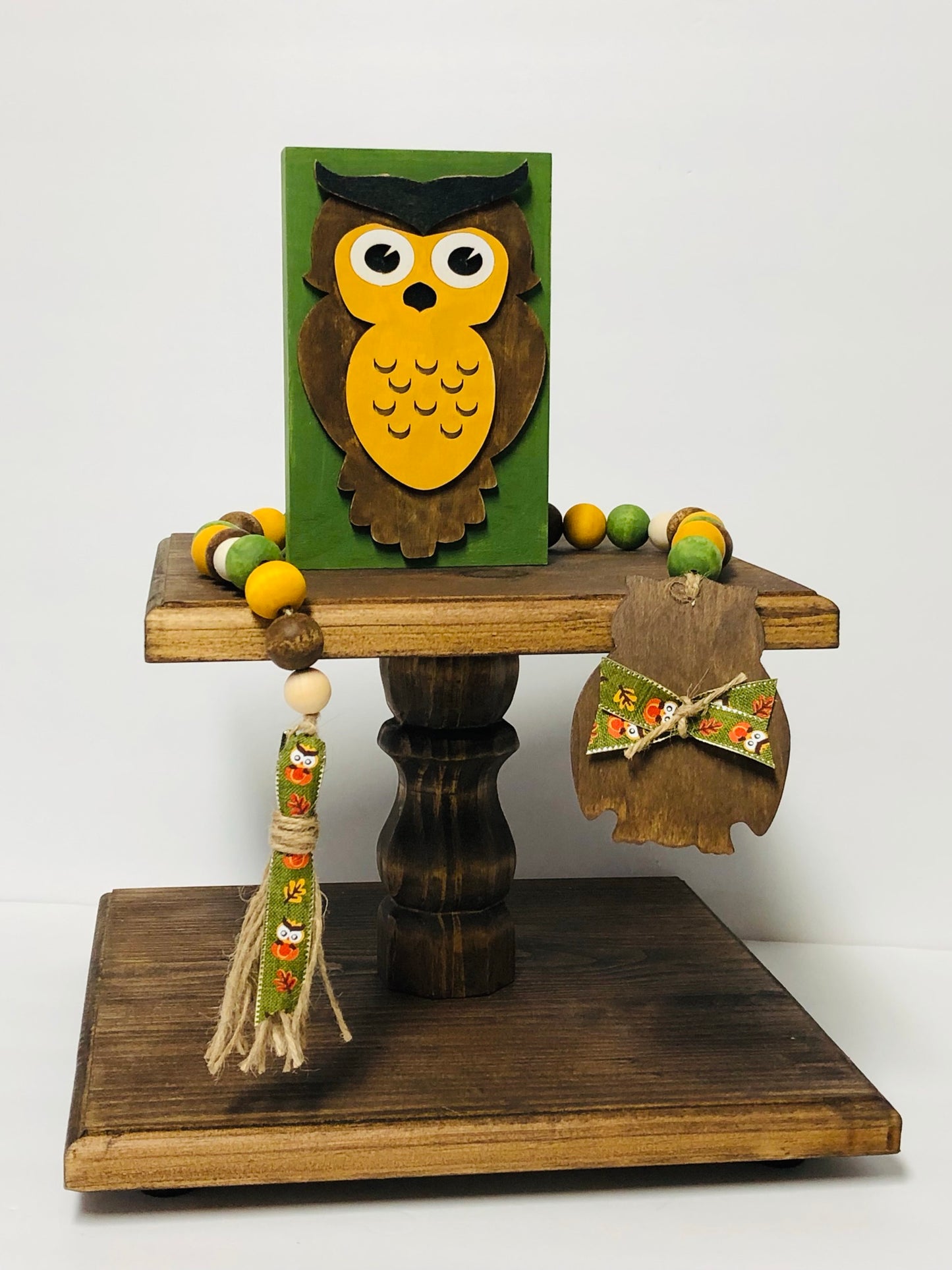 Rustic Owl Tier Tray Bundle