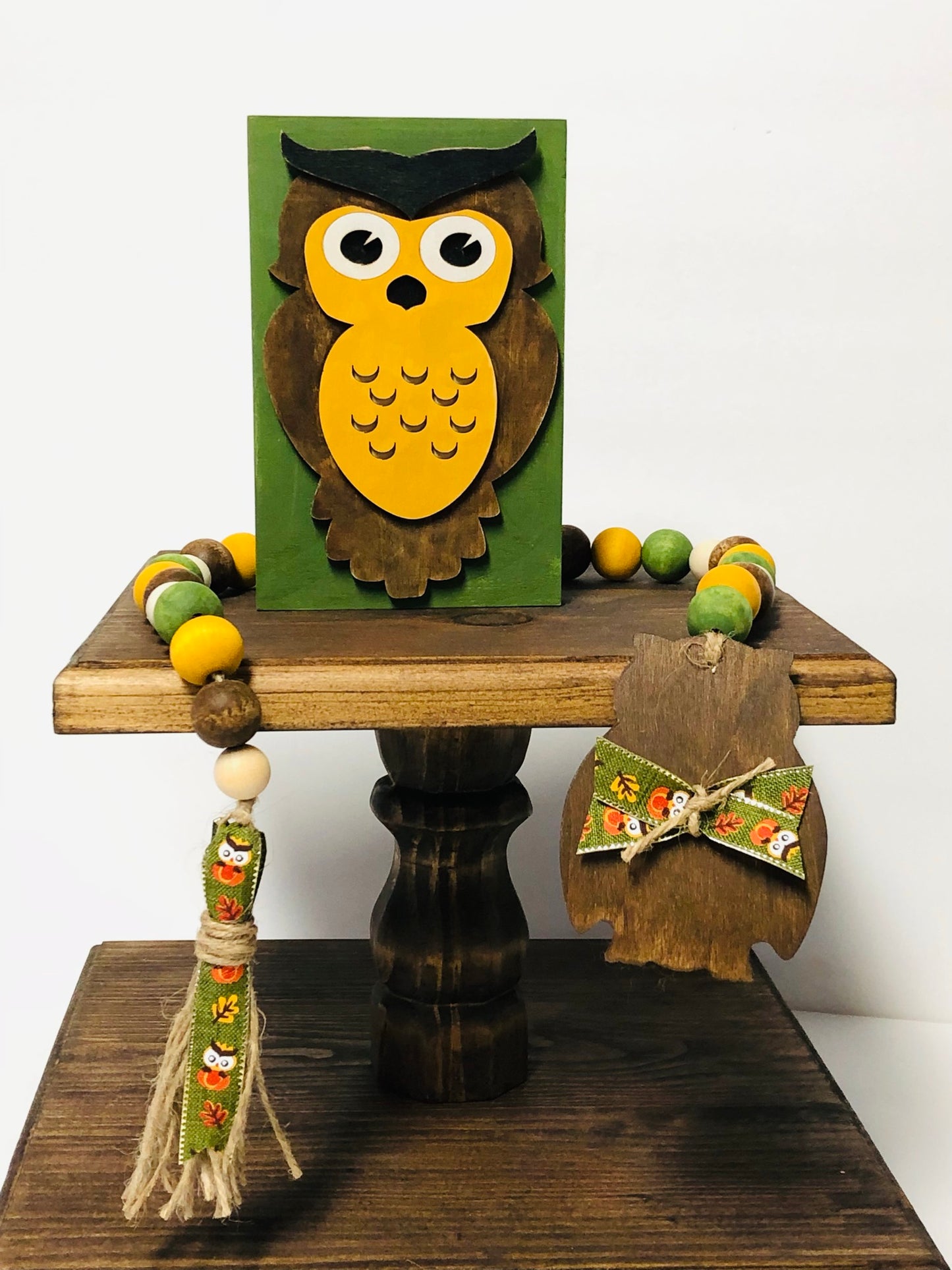 Rustic Owl Tier Tray Bundle