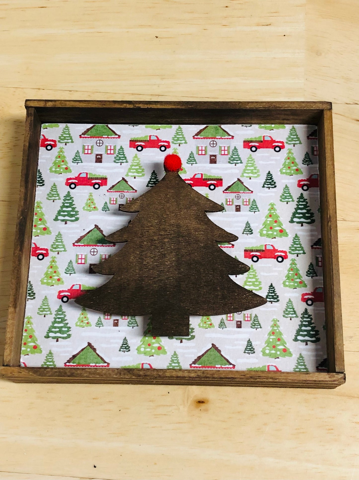 3D Christmas Tree Sign