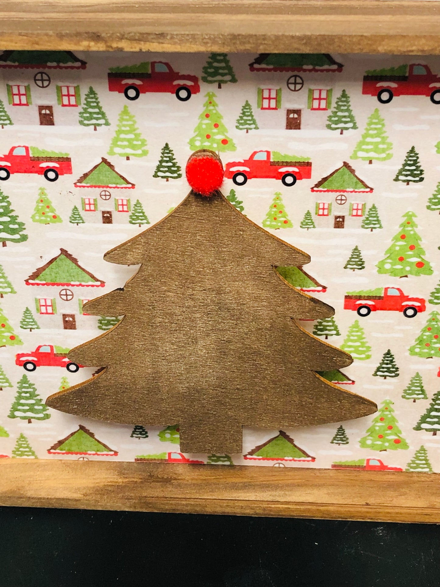 3D Christmas Tree Sign