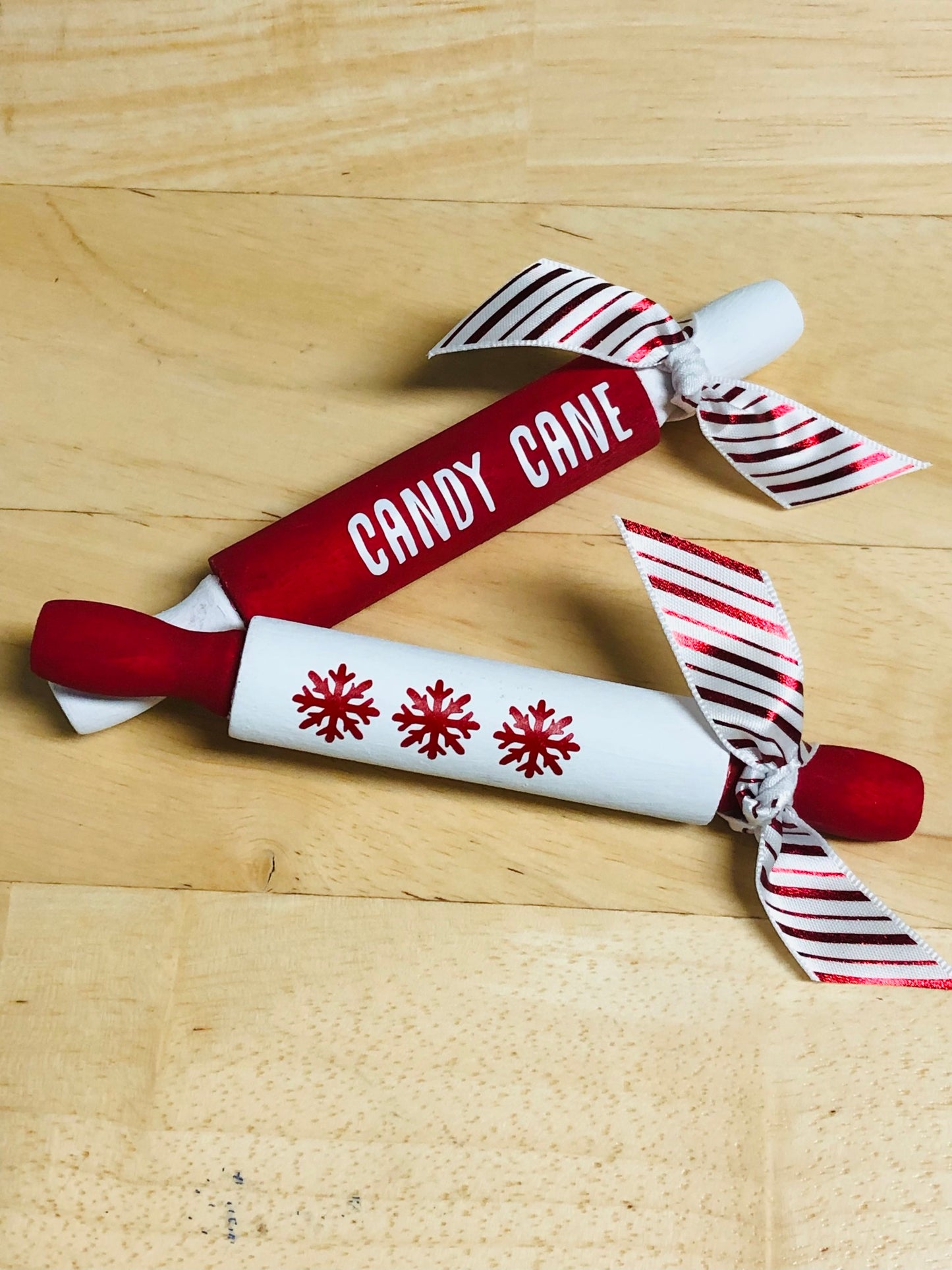 Candy Cane Mini Rolling Pins
