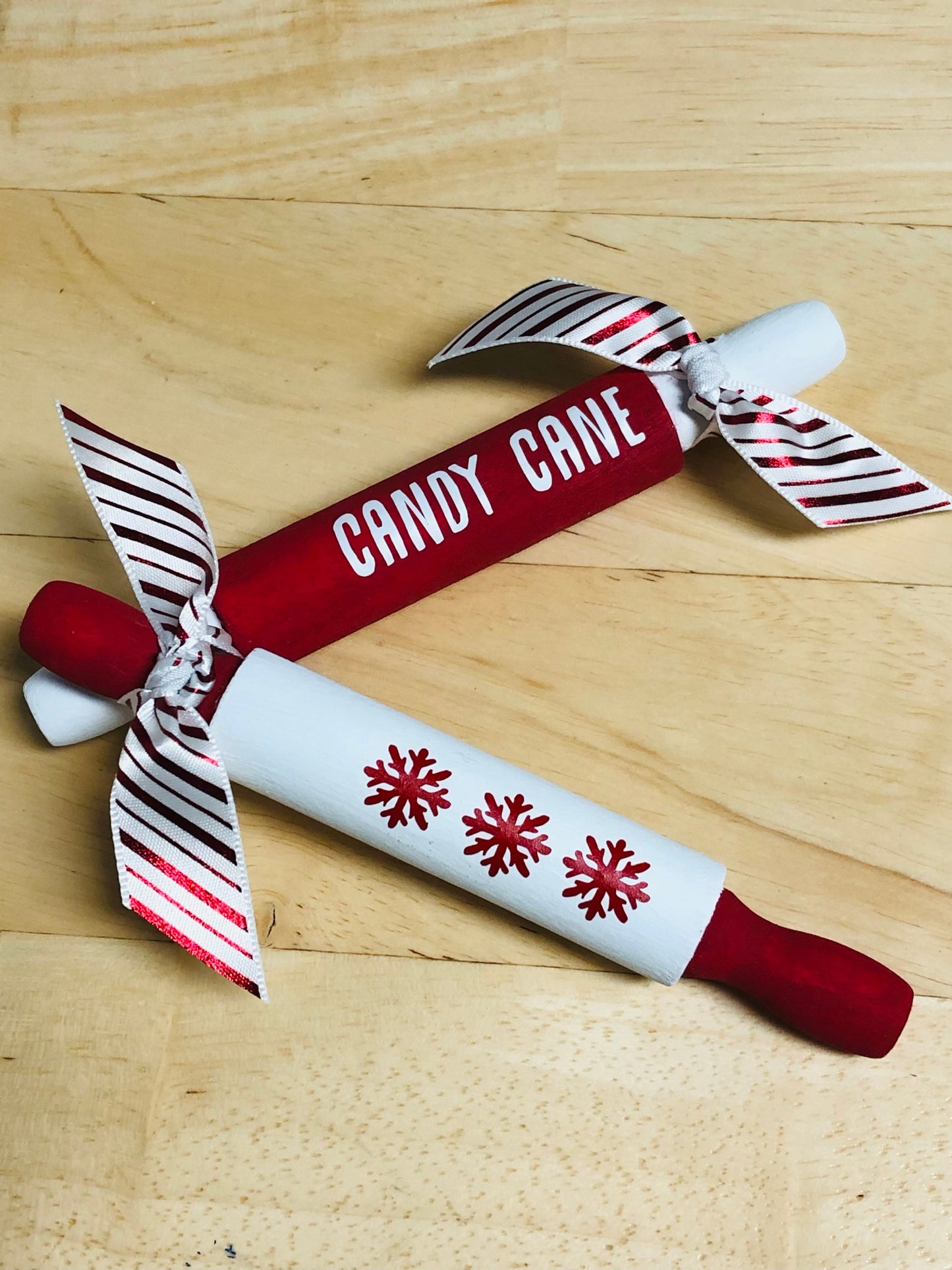 Candy Cane Mini Rolling Pins